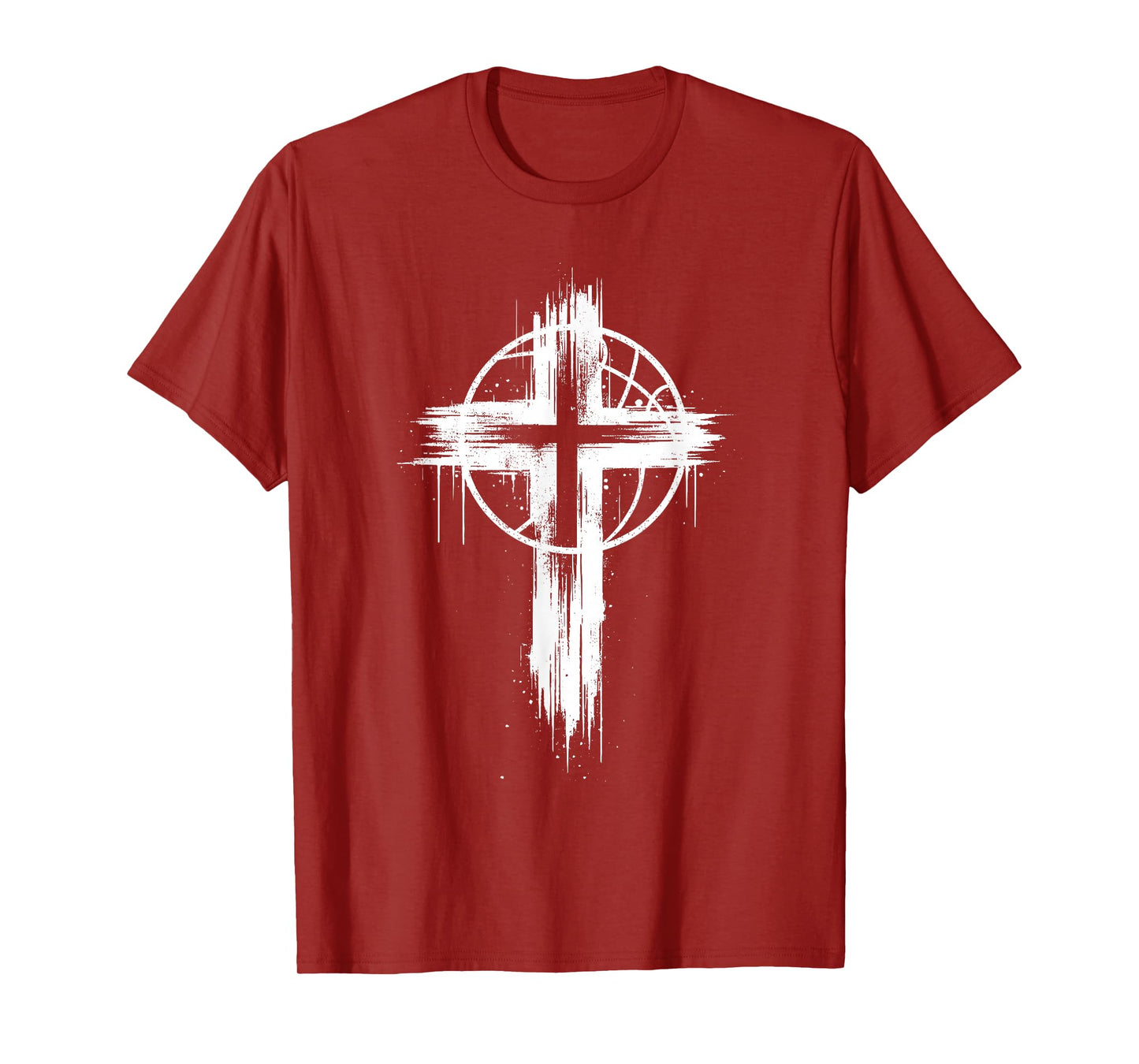 Christian Basketball Cross T-Shirt