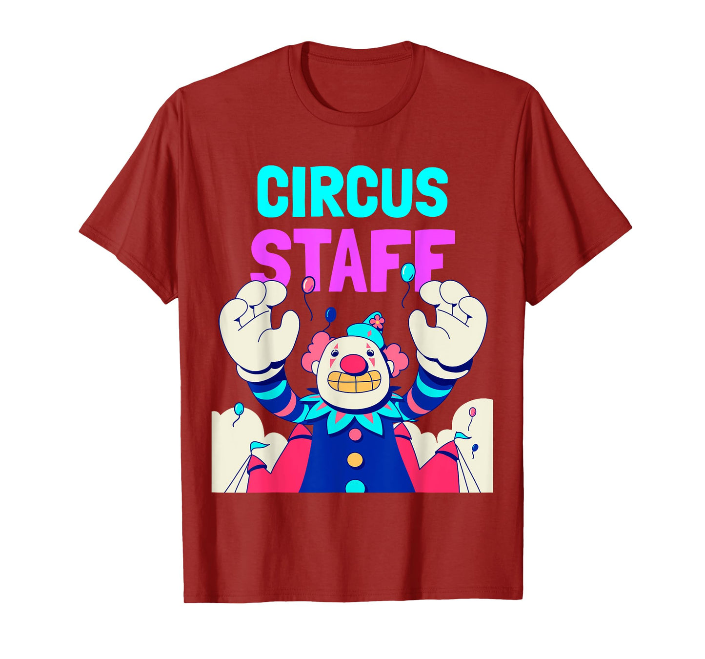 Circus Staff Funny Clown Costume Circus T-Shirt