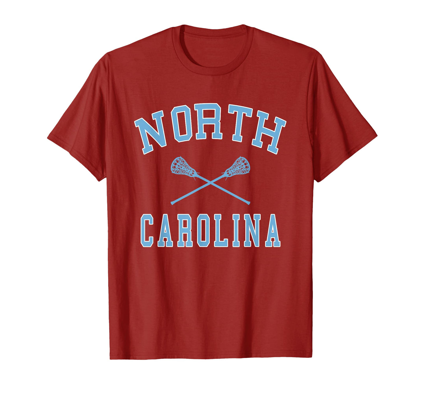 North Carolina Lacrosse Vintage NC LAX Weathered T-Shirt