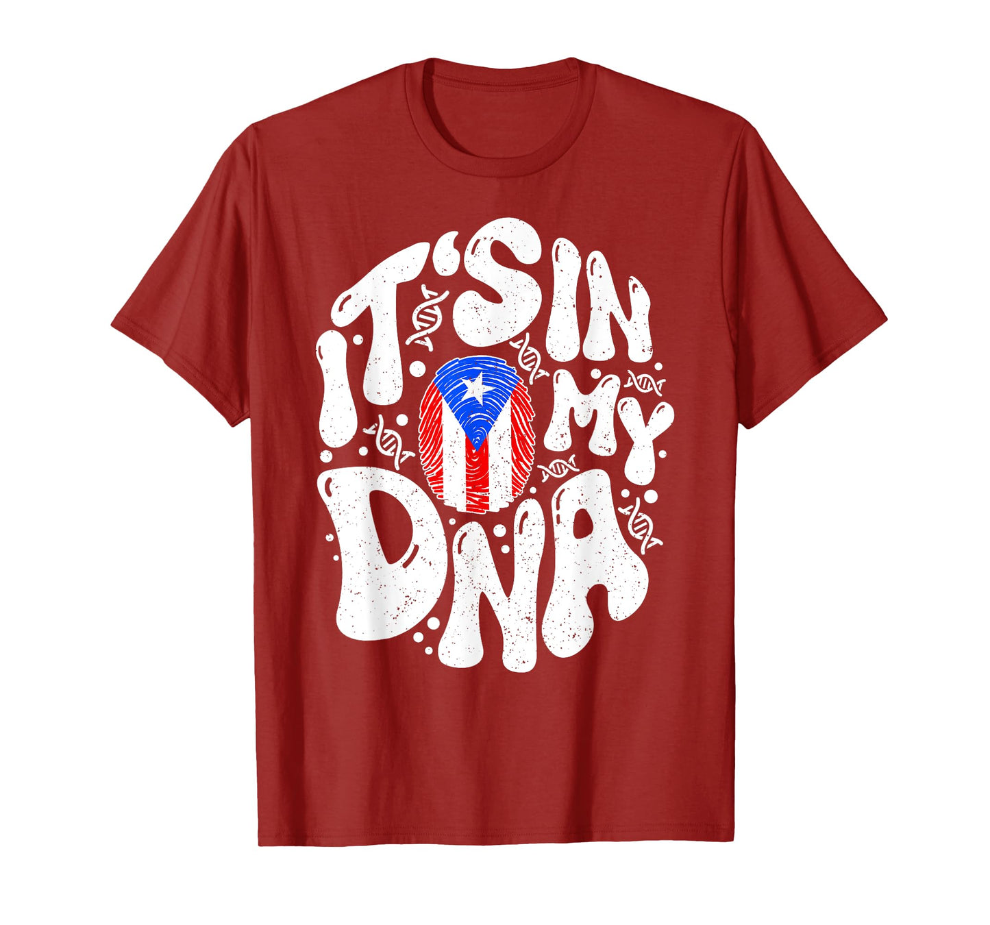 Puerto Rican It's In My DNA Puerto Rico Flag Pride Boricua T-Shirt