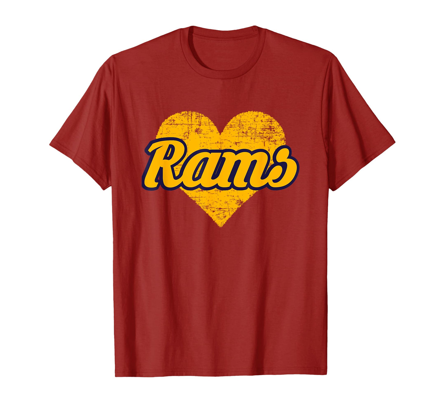 Reidsville Rams Over Heart T-Shirt