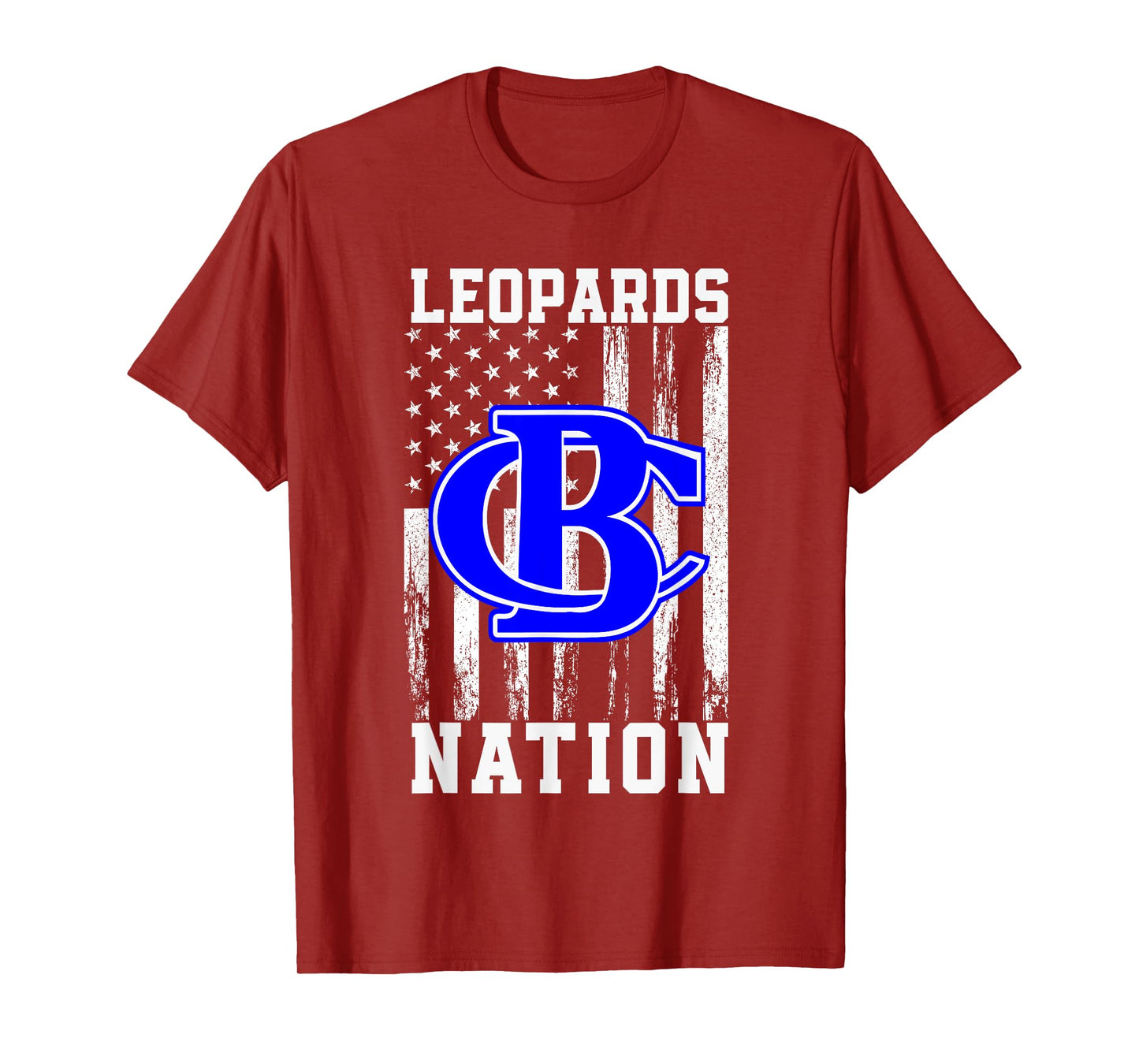 Banks County Leopards Logo Nation HS T-Shirt