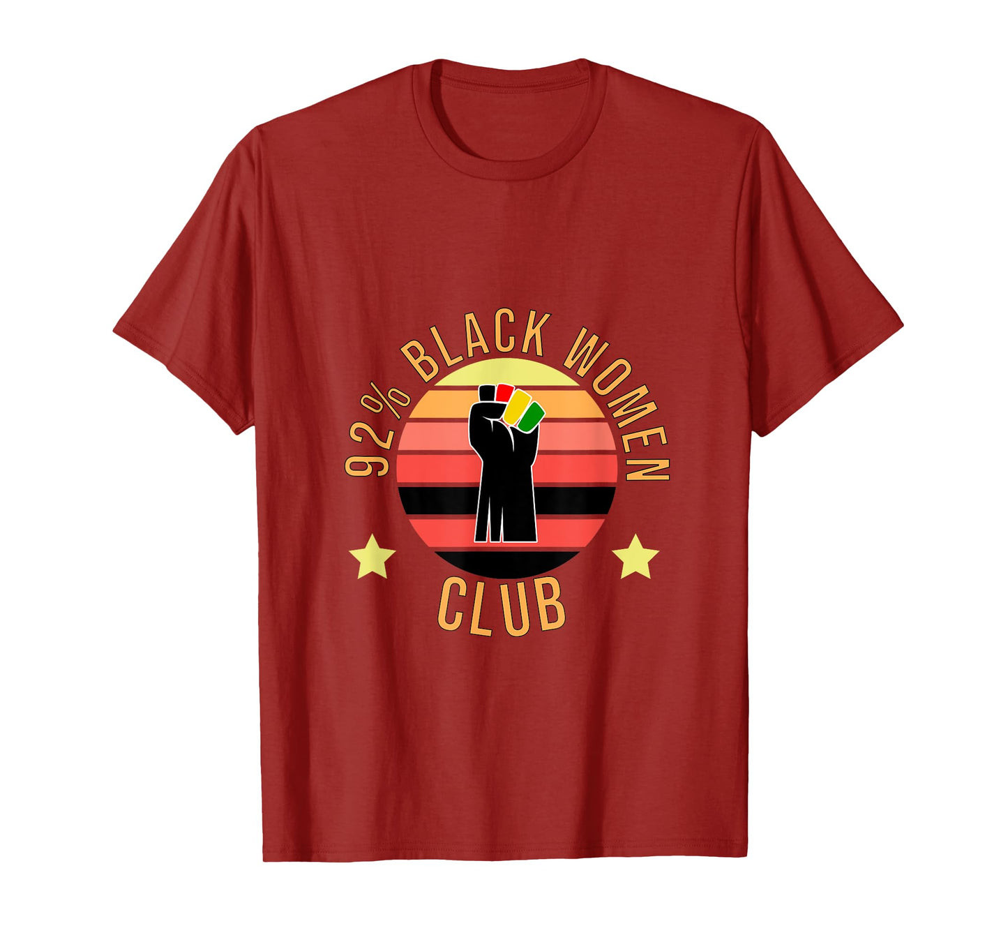 92% Black Woman Club T-Shirt
