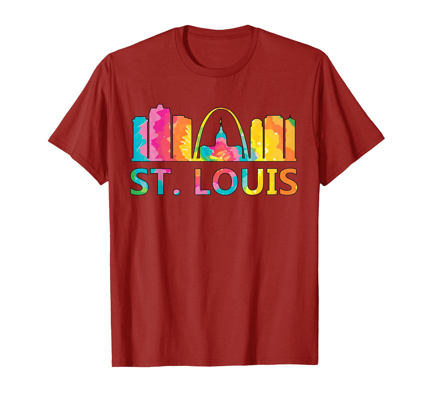 St Louis Mens Womens Kids St Louis USA American Tie Dye T-Shirt