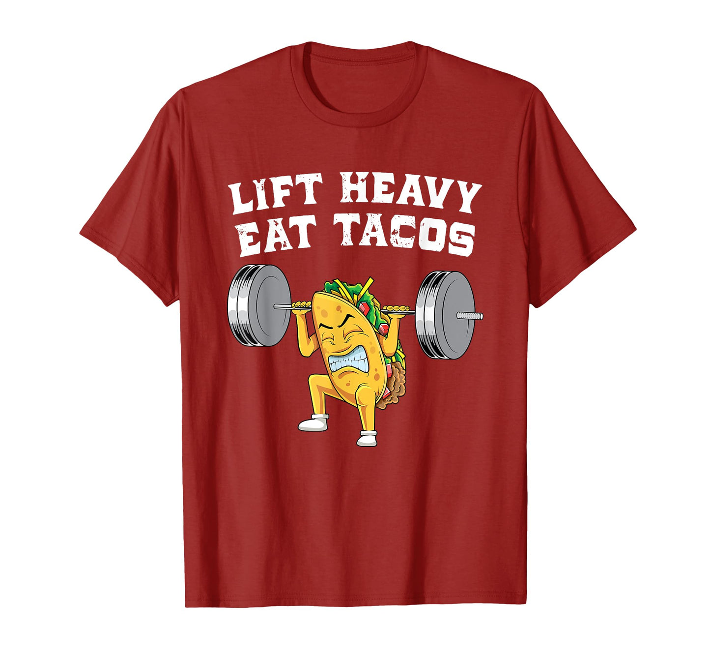 Funny Weightlifting Taco Lover Gift | Love Squats Exercise T-Shirt