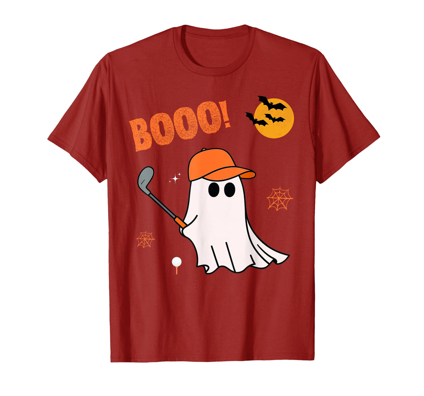 Halloween Golf Skeleton Spooky Vintage Funny Golf Halloween T-Shirt