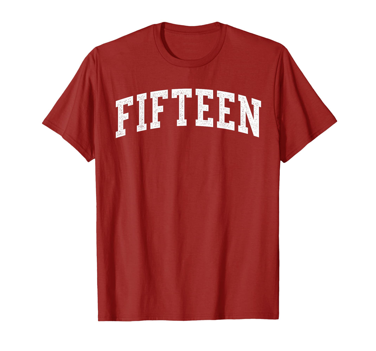 Fifteen Minimalist 15th Birthday Design 15-Year-Old T-Shirt