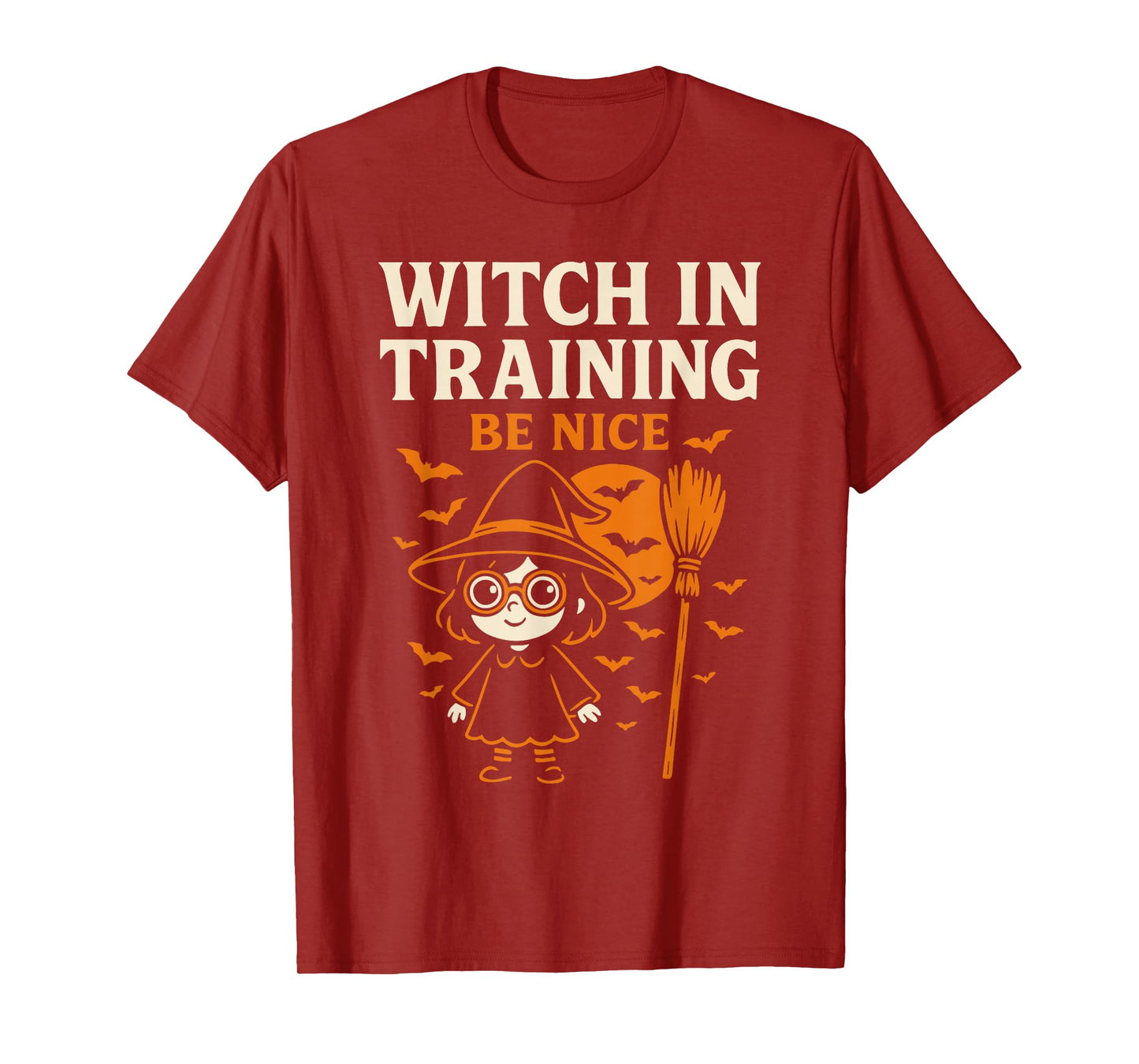 Witch in Training Be Nice Halloween Costume T-Shirt