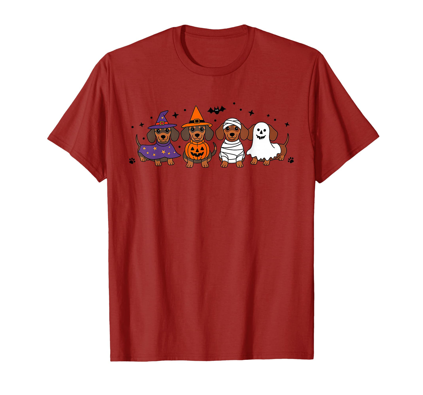 Halloween Dachshund Dogs Funny Costume Spooky T-Shirt
