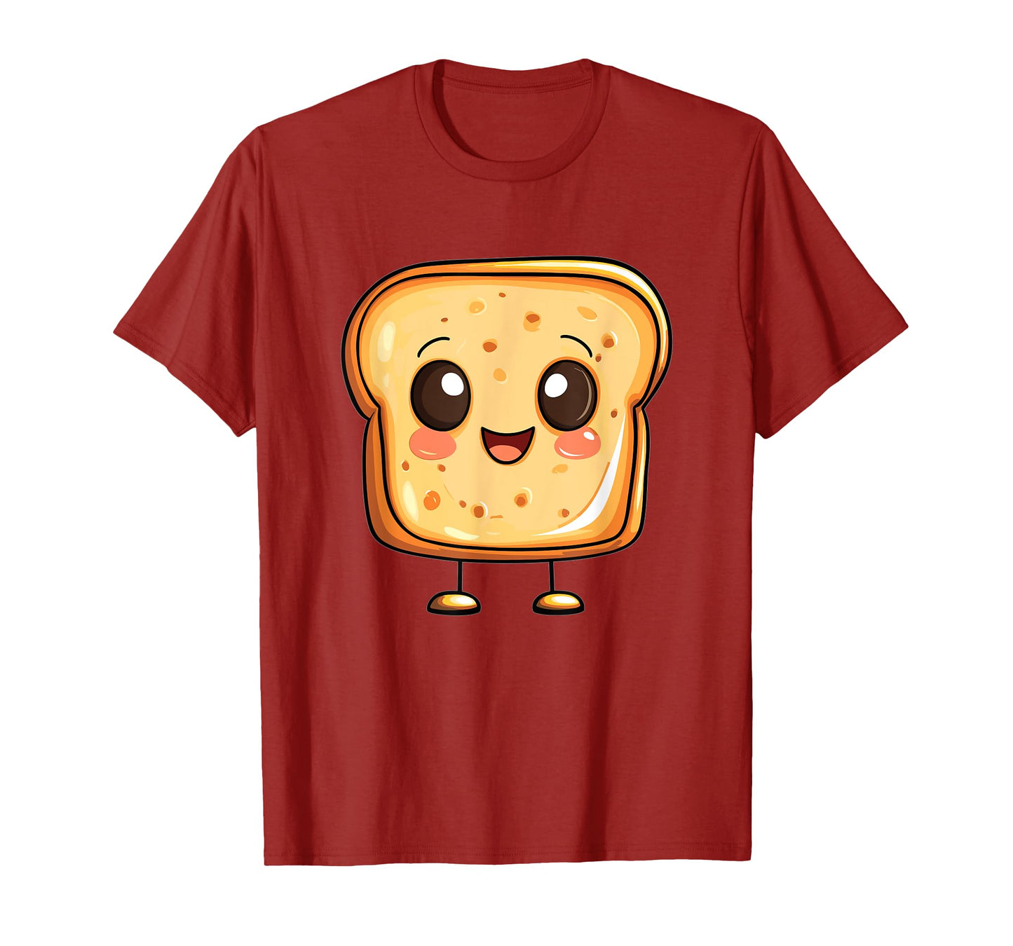 Adorable Toast Cartoon T-Shirt
