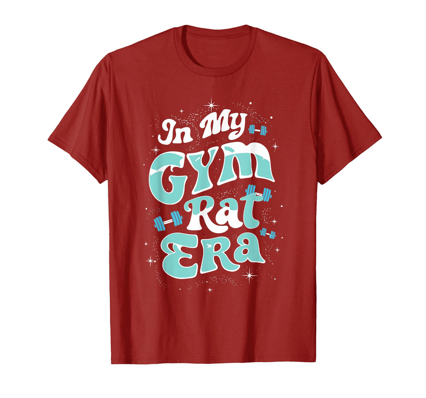 In My Gym Rat Era Groovy Fitness Bodybuilding Workout Womens T-Shirt