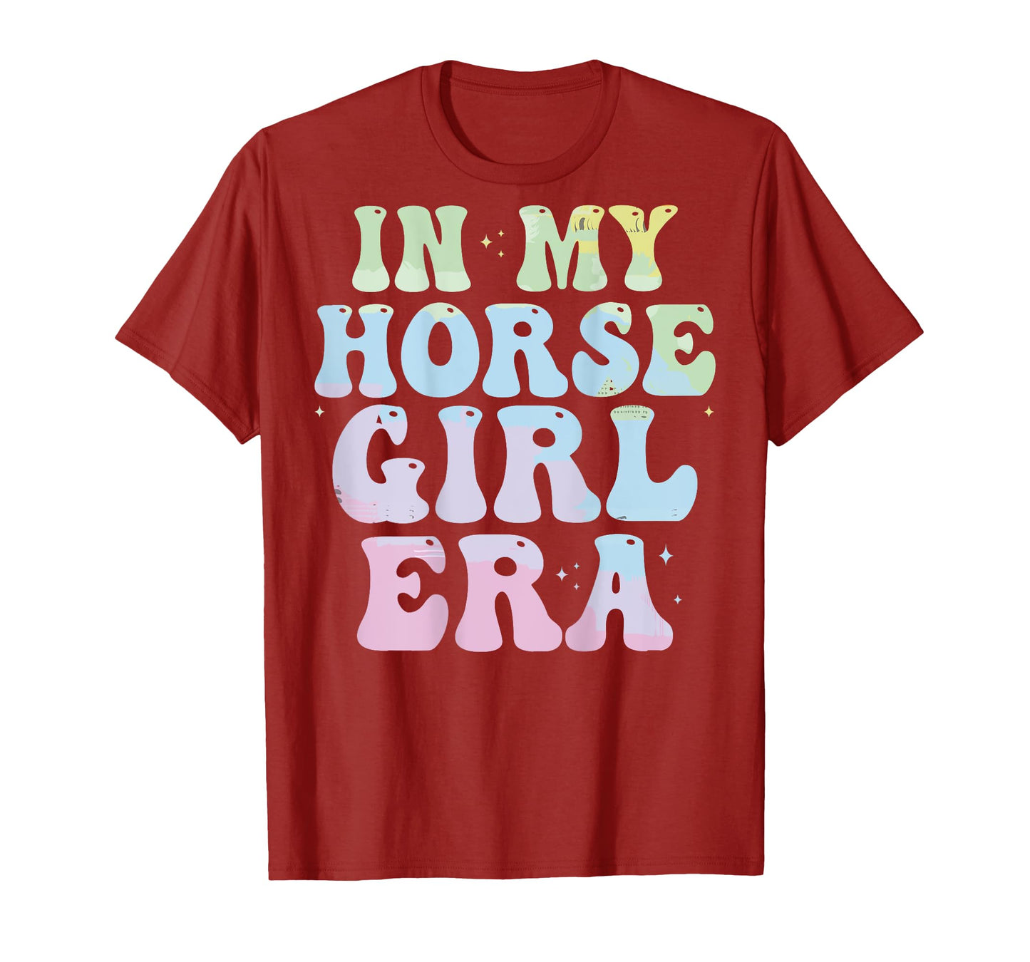 In my horse girl era Equestrian Horse Riding girls (on back) T-Shirt