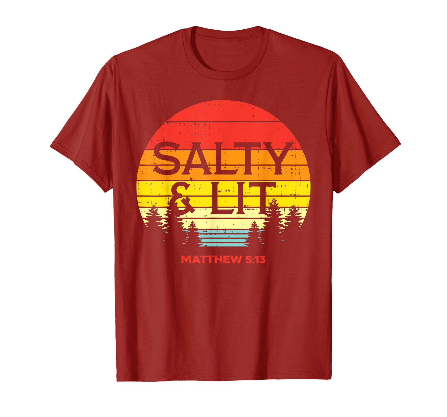 Salty And Lit Matthew 5 13 Bible God Jesus Christian Gift T-Shirt