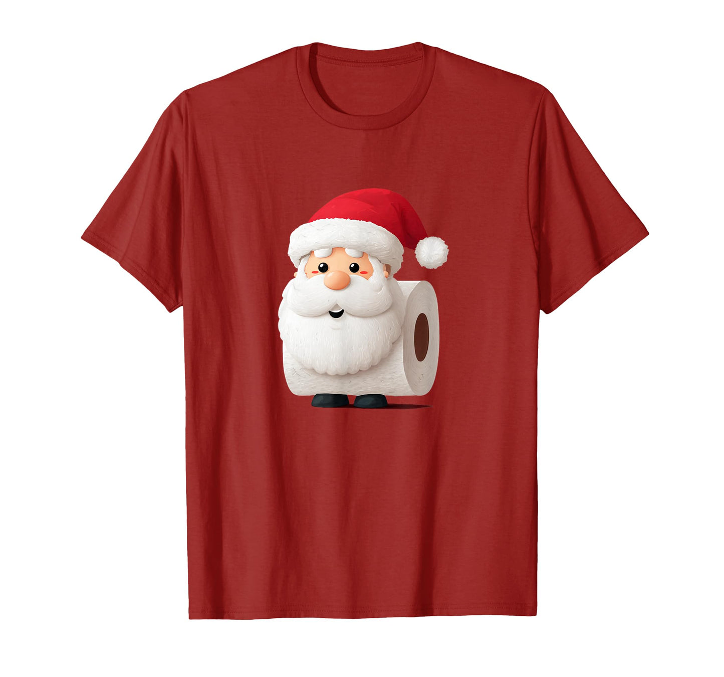 Funny Toilet Paper Santa Claus Costume for Boys and Girls T-Shirt
