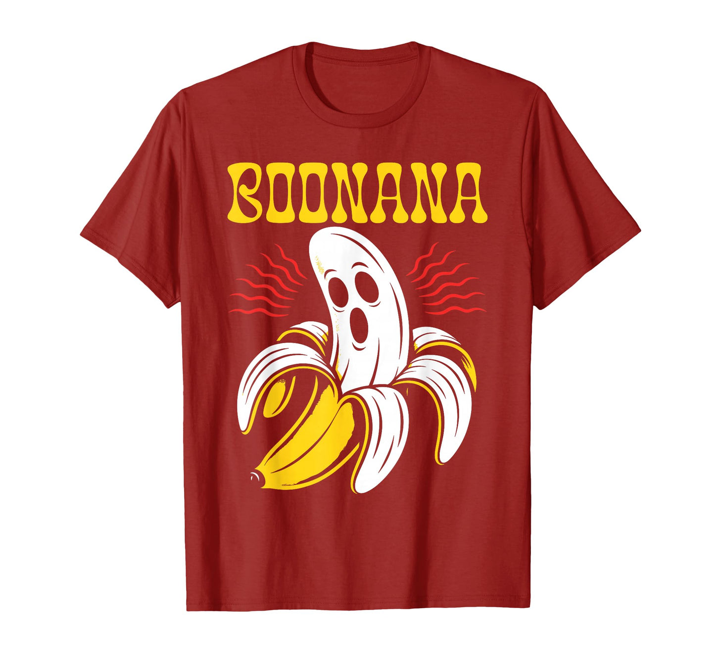 Boonana Cute Ghost Banana Halloween Costume Men Women Kids T-Shirt