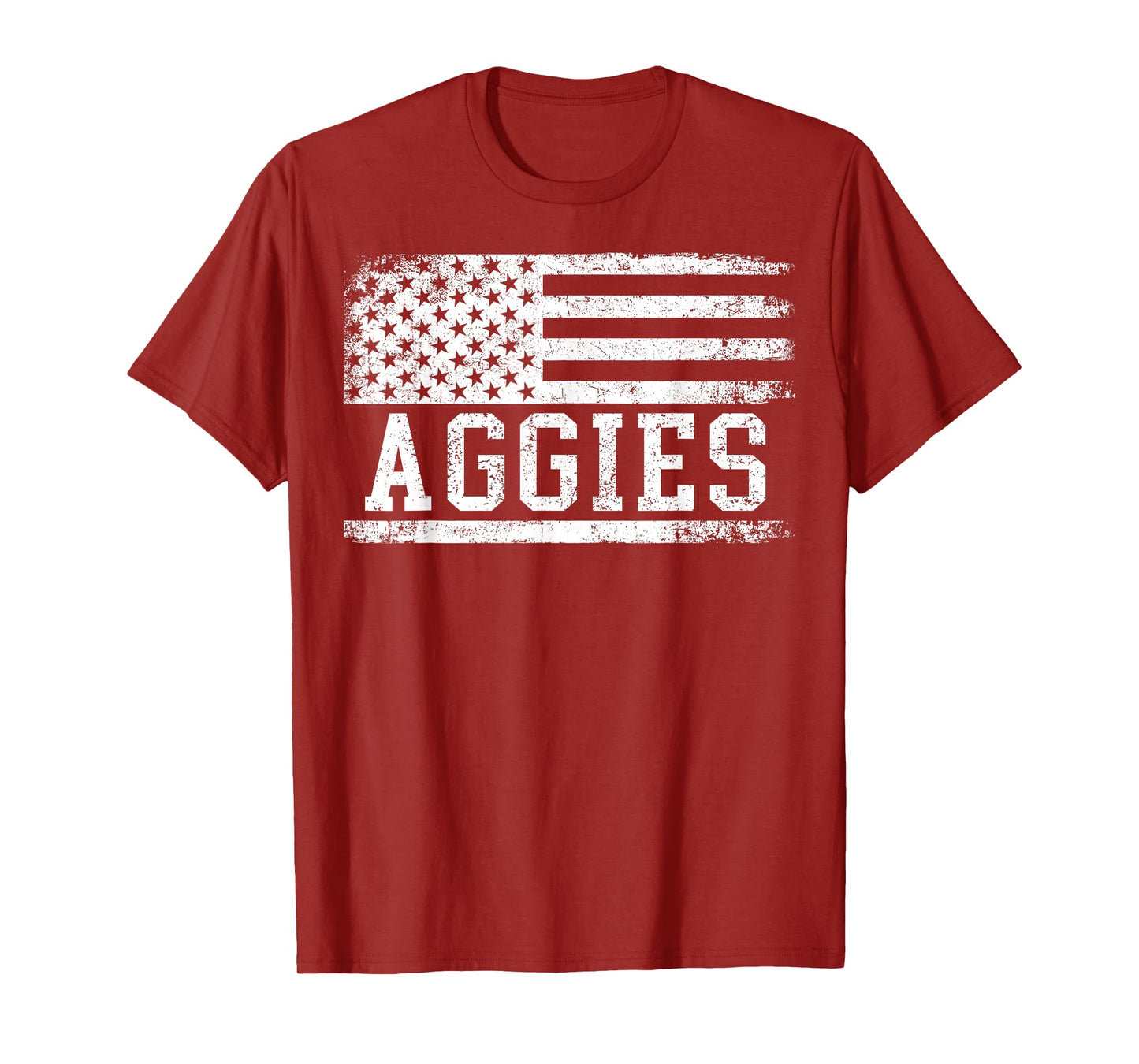 Retro Personalized Aggies-Heart Men Women Kid T-Shirt