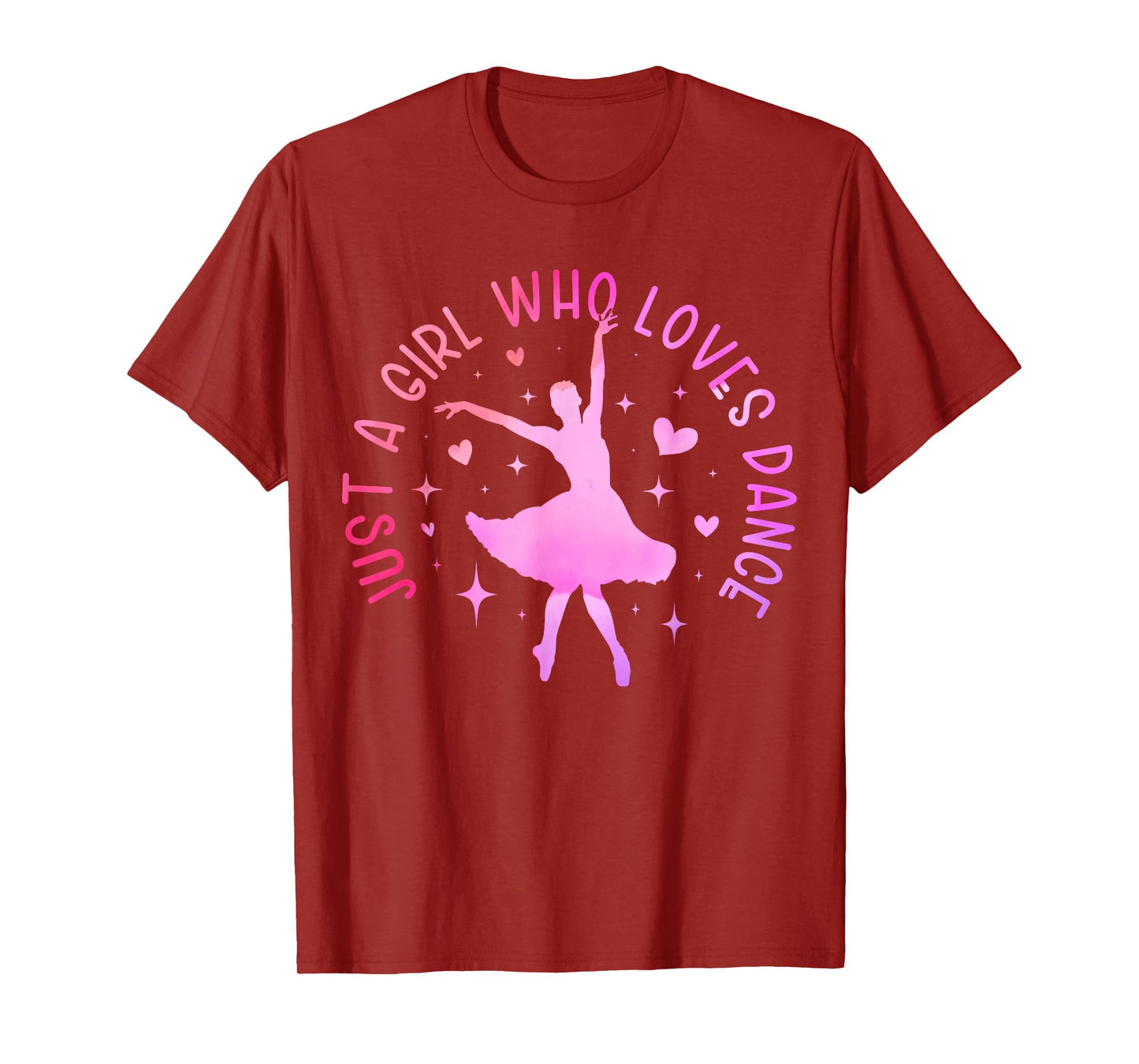 Cute Just a girl who loves Dance lover Girl Dancing T-Shirt
