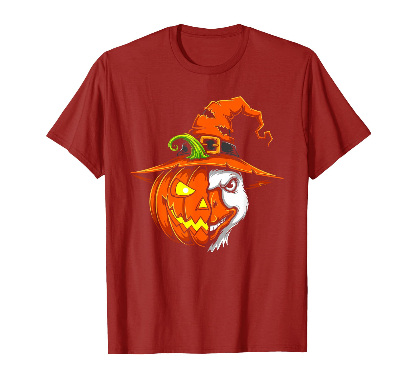 Goose Pumpkin Jack O Lantern Halloween Kids Mens Womens T-Shirt