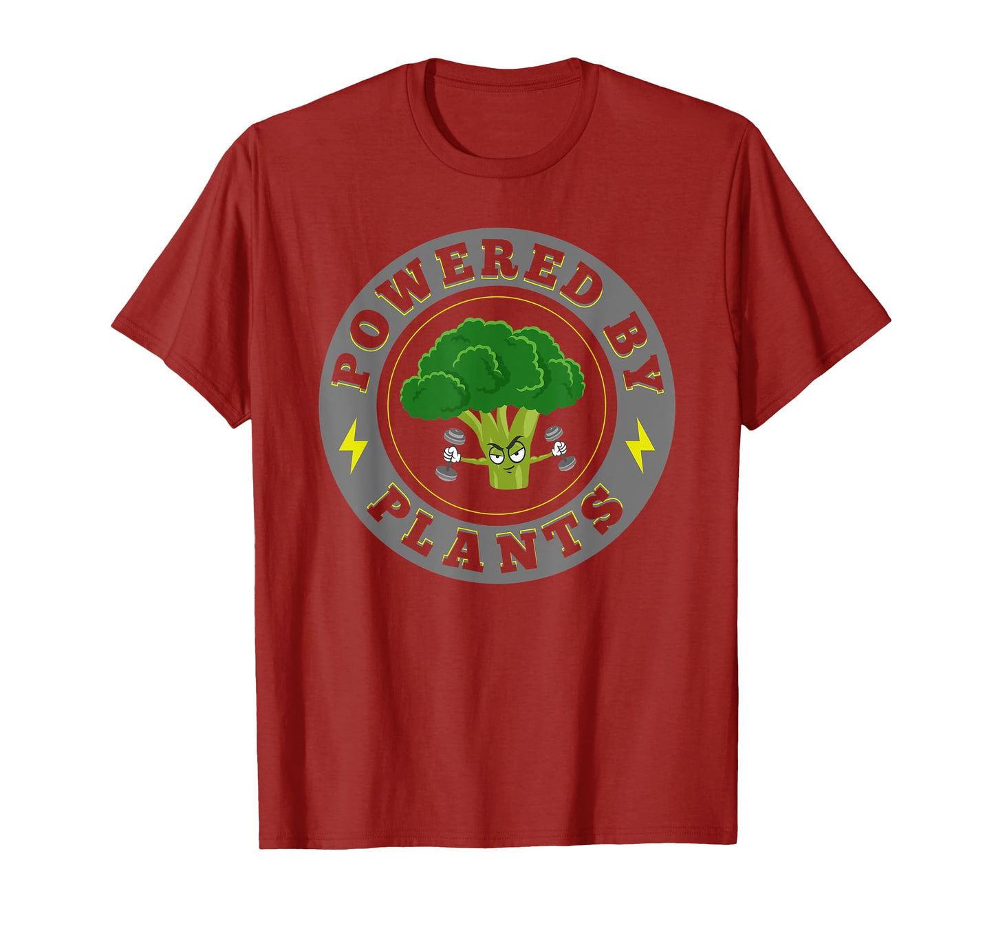 Powered By Plants Funny Vegan Plant Power T Shirt Men Women