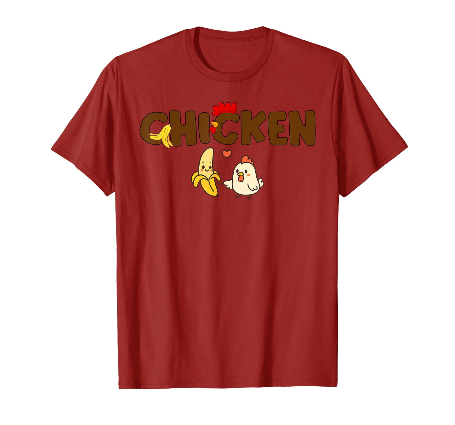 Funny Chicken & Banana Halloween Couples Family Costume 2025 T-Shirt