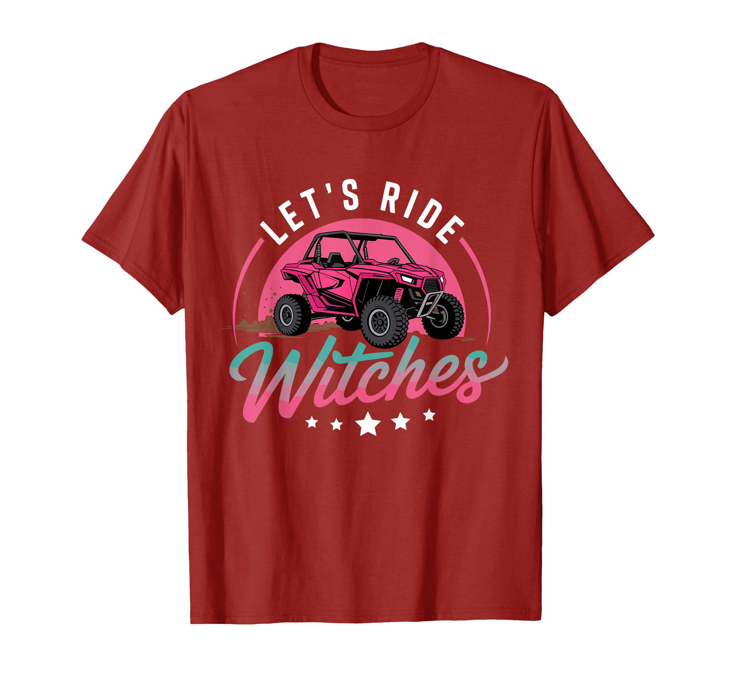 Let's Ride Witches UTV SXS Four Wheeler Offroad UTV Women T-Shirt