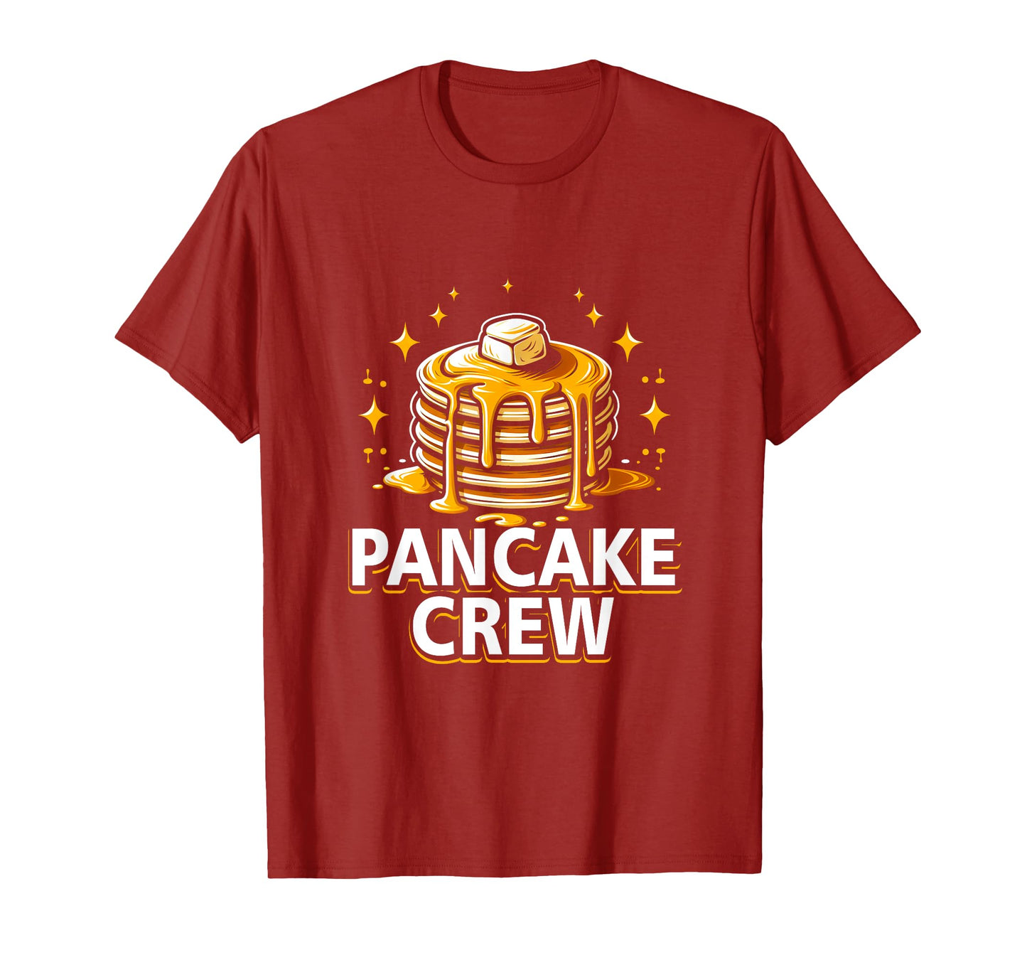 Pancake Crew Breakfast Food Syrup Cute Pancake Maker T-Shirt