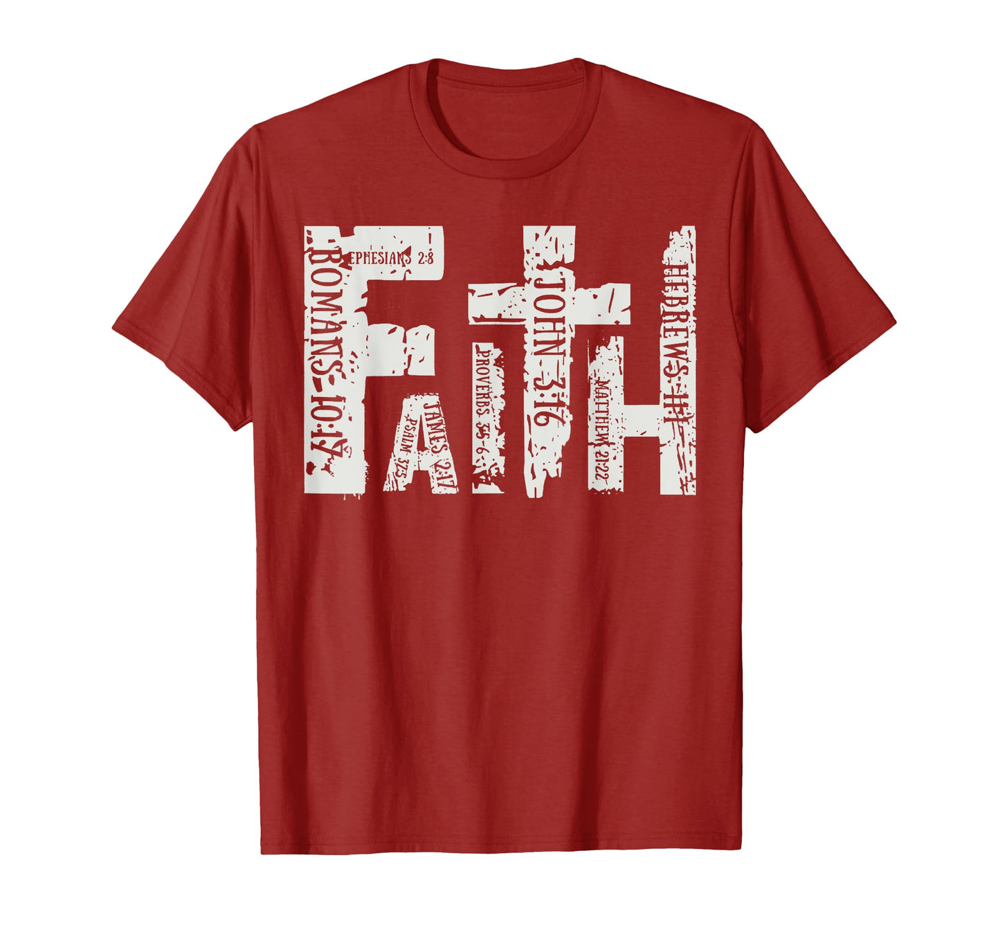Faith Over Fear Christian Jesus Faith Retro Christian T-Shirt