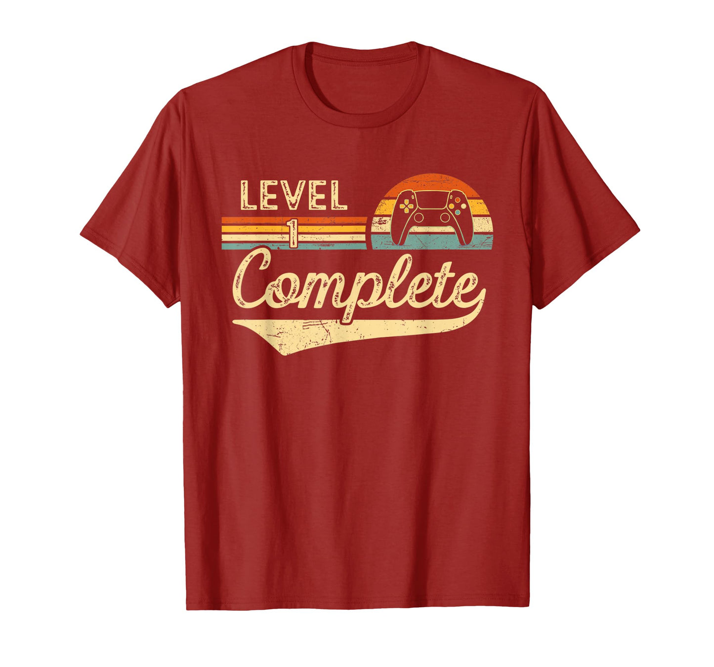 Level 1 Complete Vintage 1st Wedding Anniversary T-Shirt