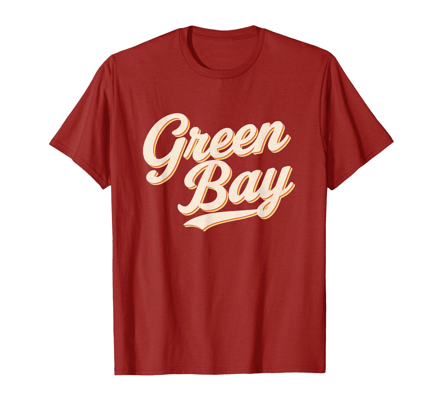 Green Bay Wisconsin Retro Vintage T-Shirt