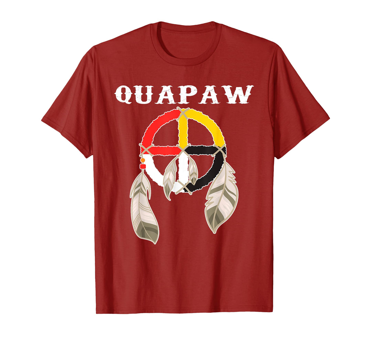 Quapaw Tribe Native American Indian Medicine Wheel T-Shirt