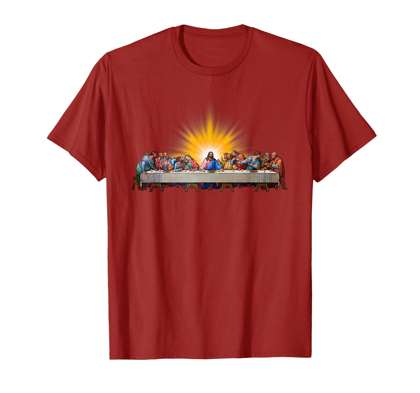 Last Supper Jesus Christ Leonardo Da Vinci Painting T-Shirt