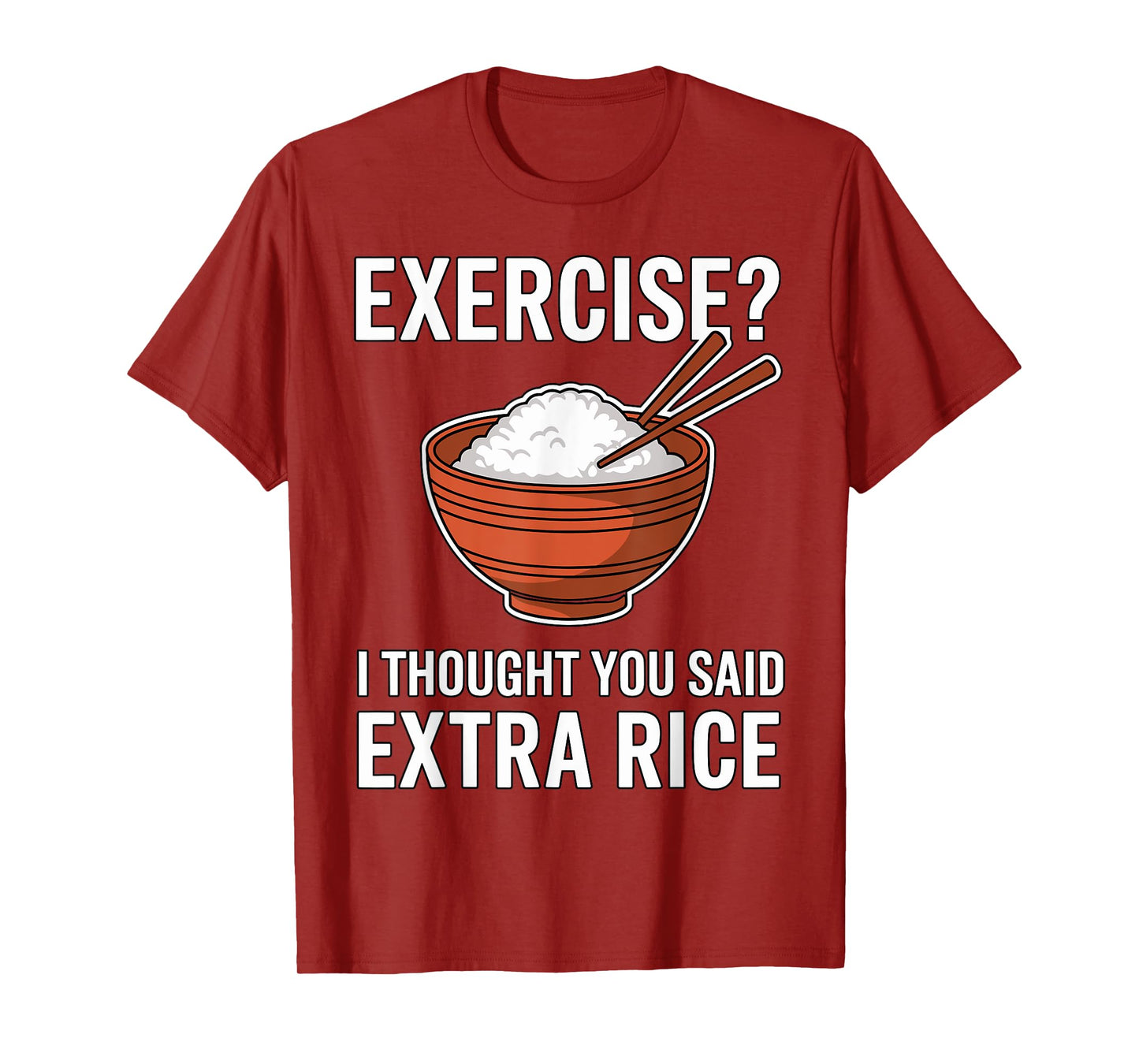 Magical and Funny Fitness Gifts Unisex-Adults Black Asian Cartoon T-Shirt