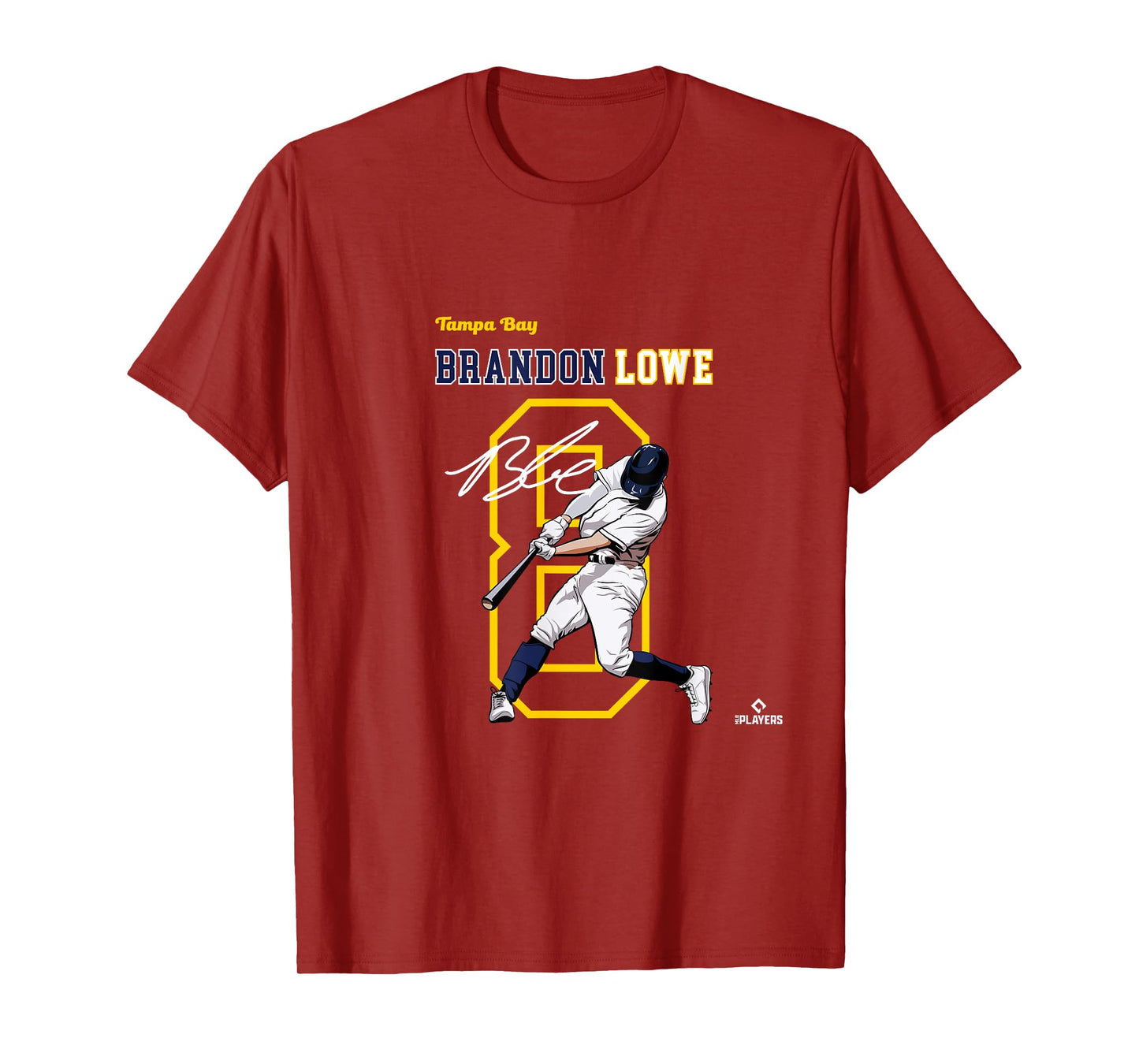 Brandon Lowe | Tampa Bay Baseball Players | MLBBLE3004 T-Shirt
