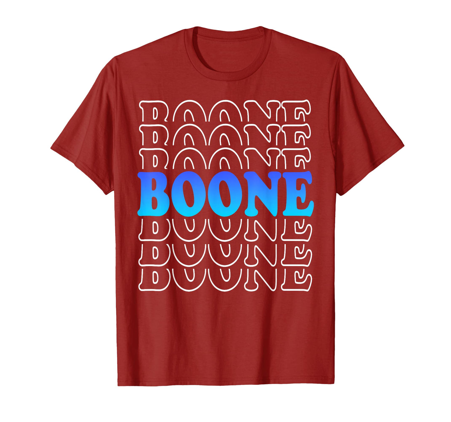 Boone Family Name I Love Boone Personalized Vintage T-Shirt