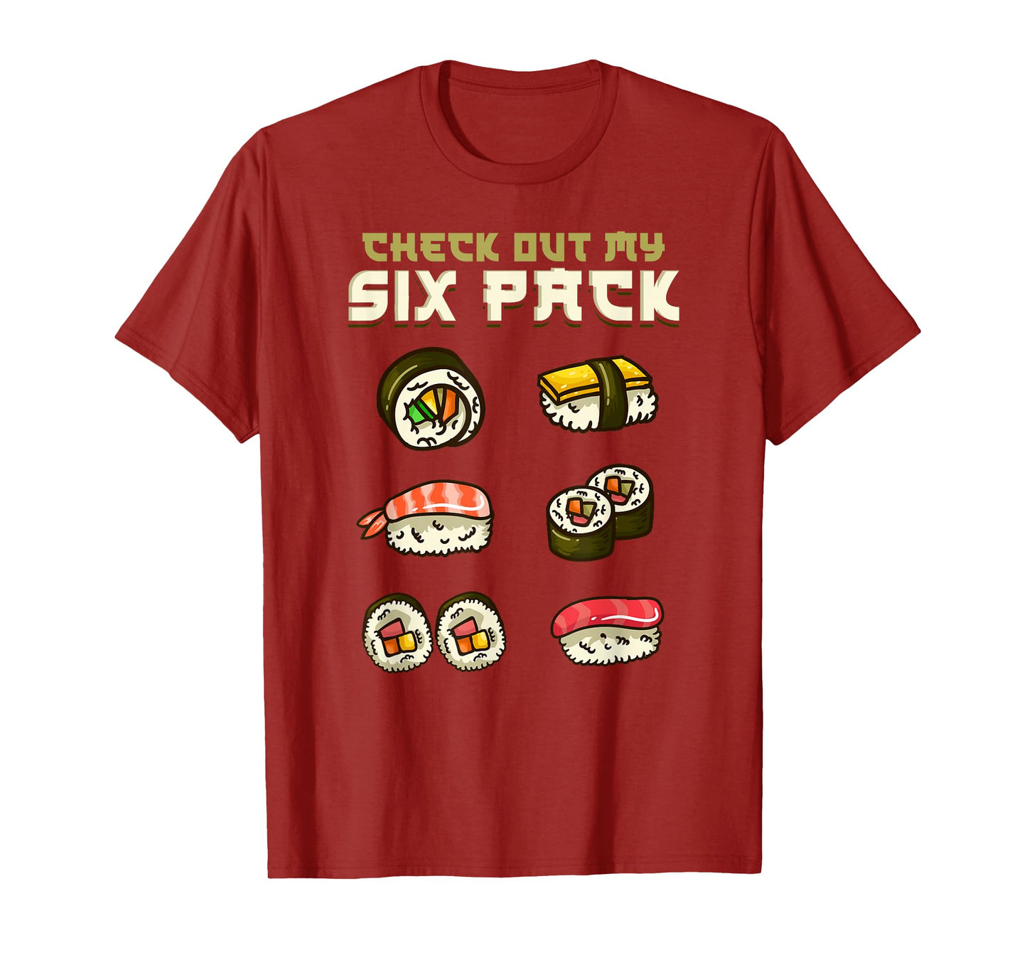 Sushi Japanese Gym T-Shirt
