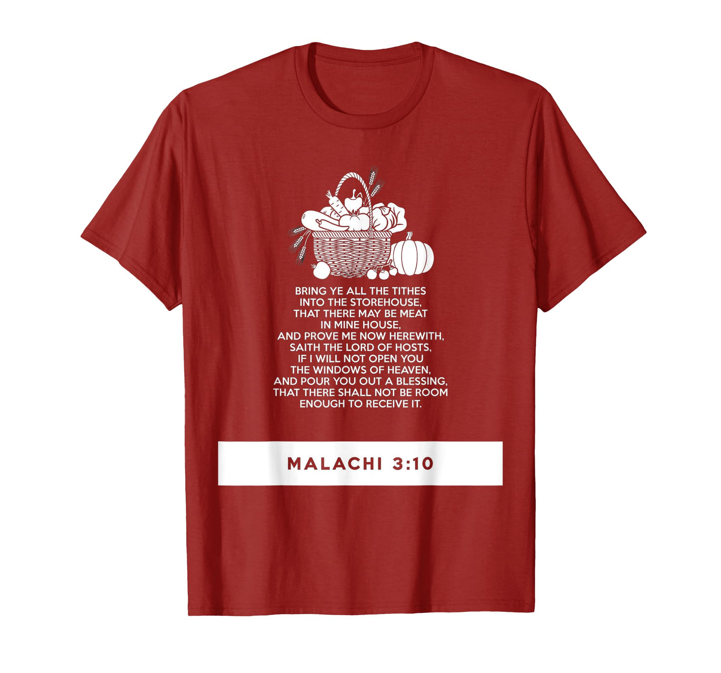 proverbs bible study Malachi 3 10 T-Shirt