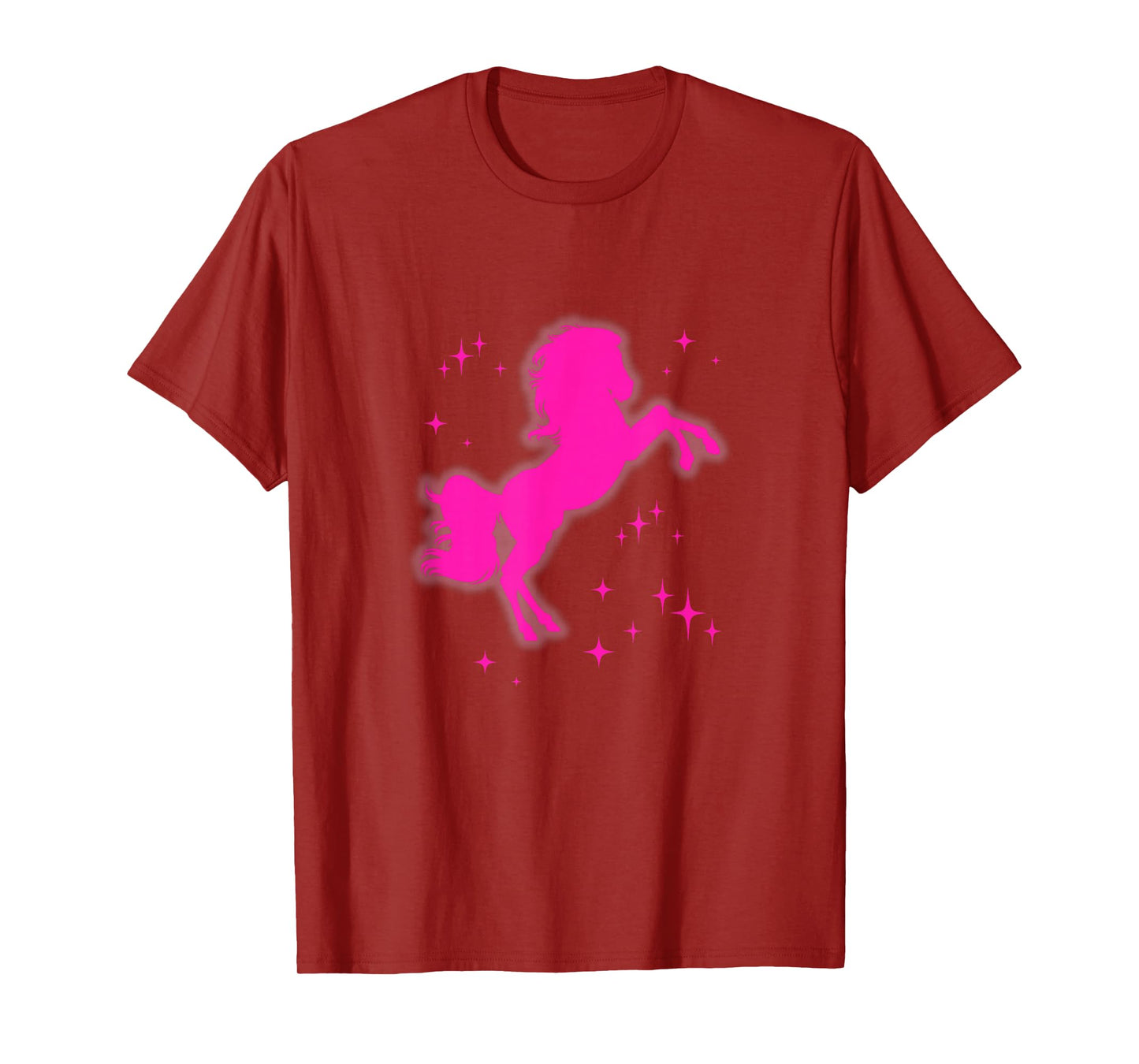 Pony and Heels Lover Pink Girls Clubs Disco Birthday Cowgirl T-Shirt
