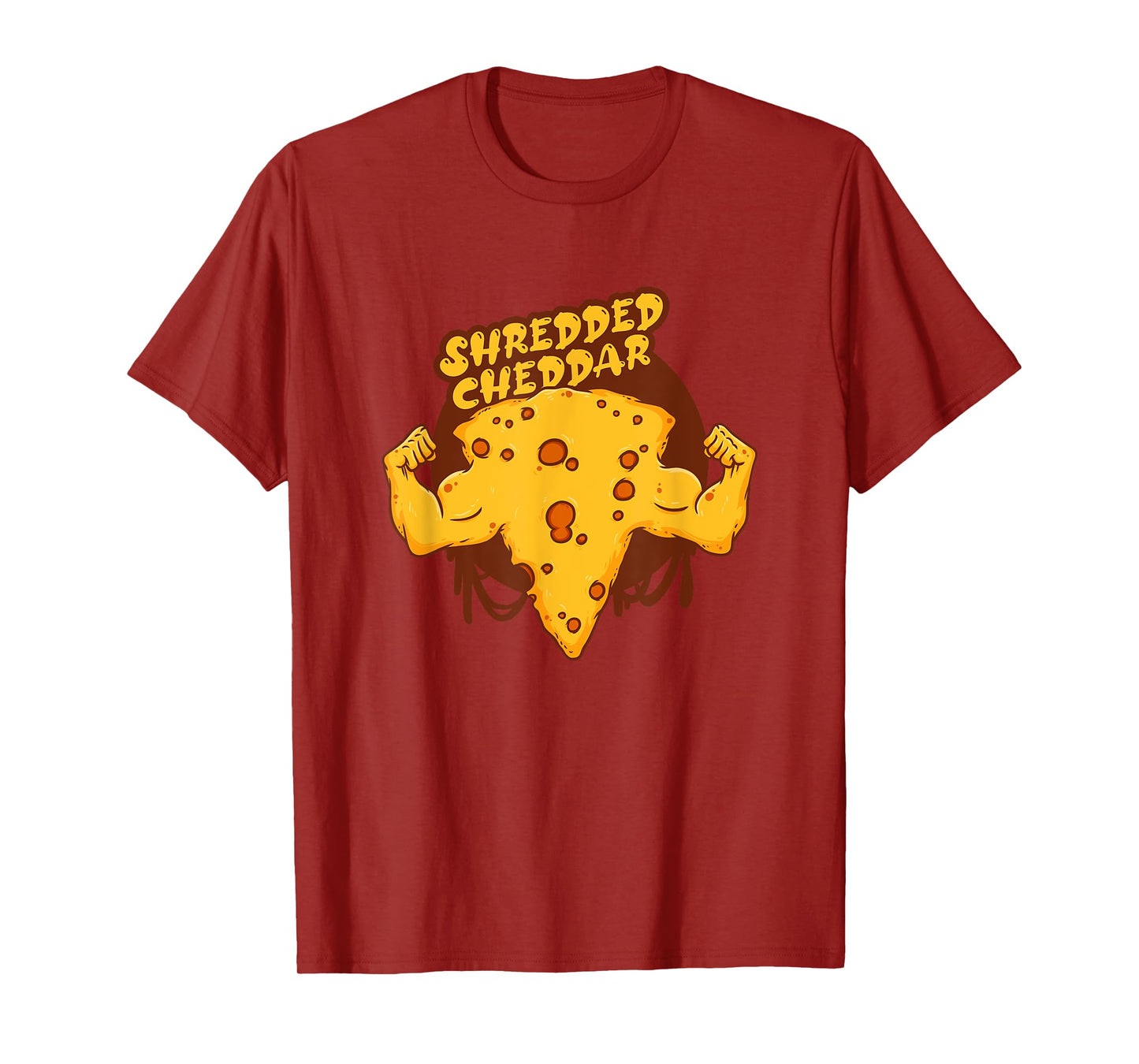 Shredded Cheddar Cheese Funny Cheese For Cheese Lovers T-Shirt