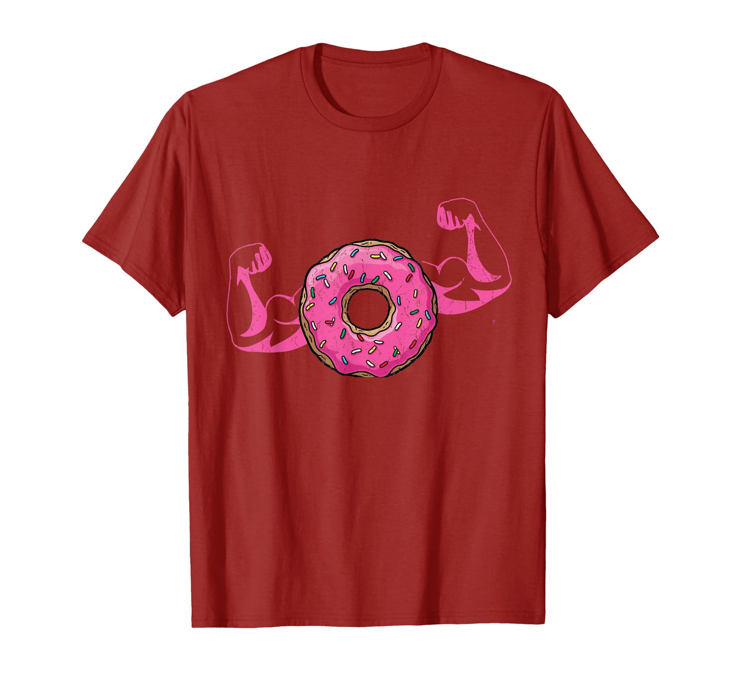 Muscle Donut Funny Powerlifting Workout T-Shirt