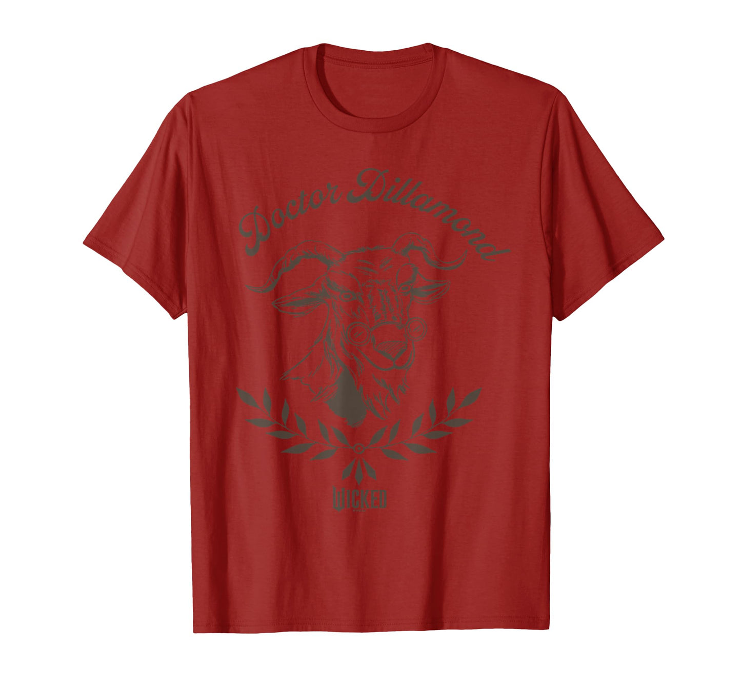Wicked Dr. Dillamond Laurels Portrait T-Shirt