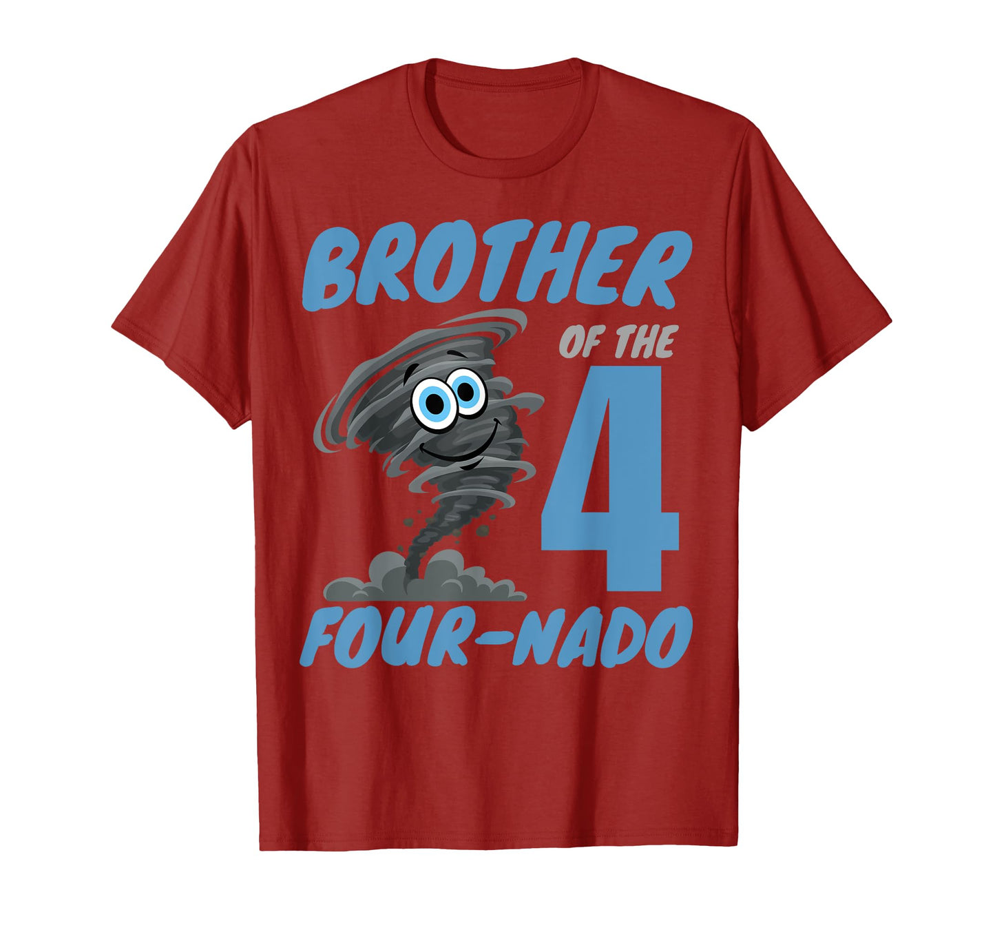Brother of The Four-Nado Storm TorNado 4th Birthday Boy T-Shirt