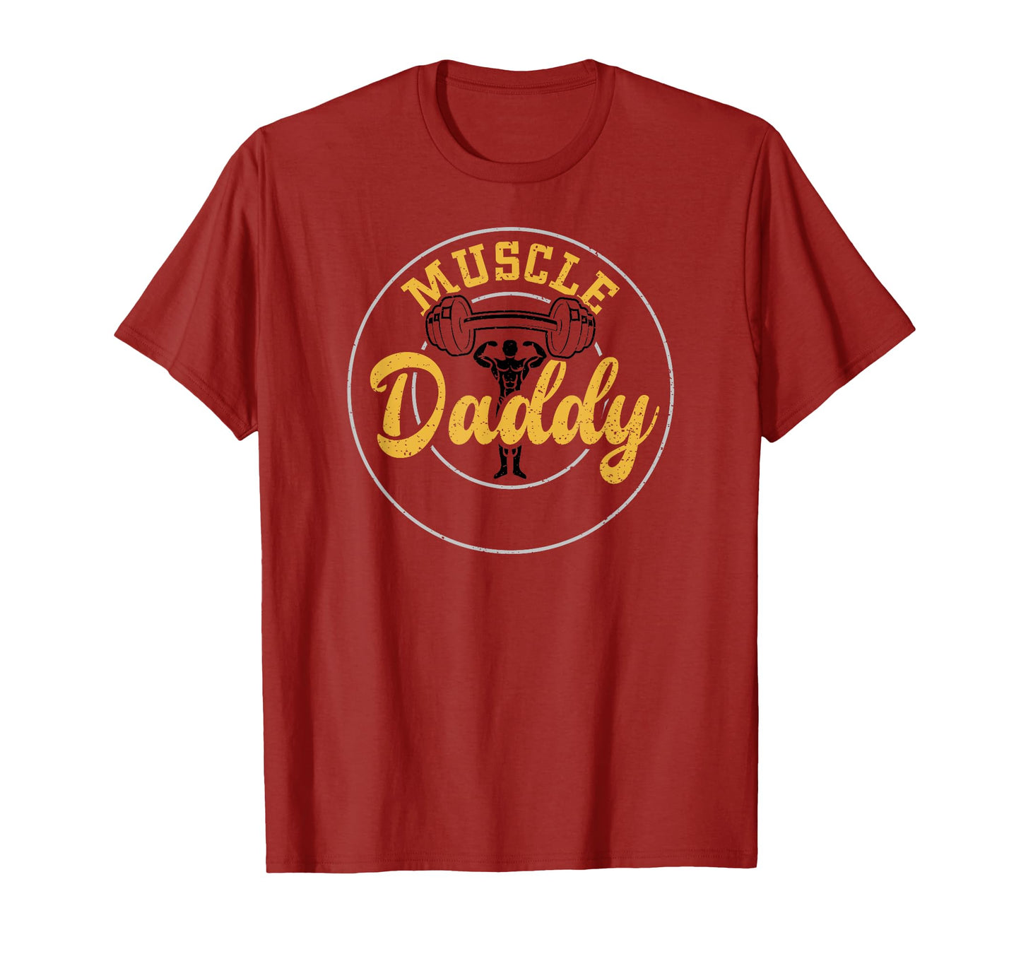 Dad: Muscle Daddy - Gym Sayings T-Shirt