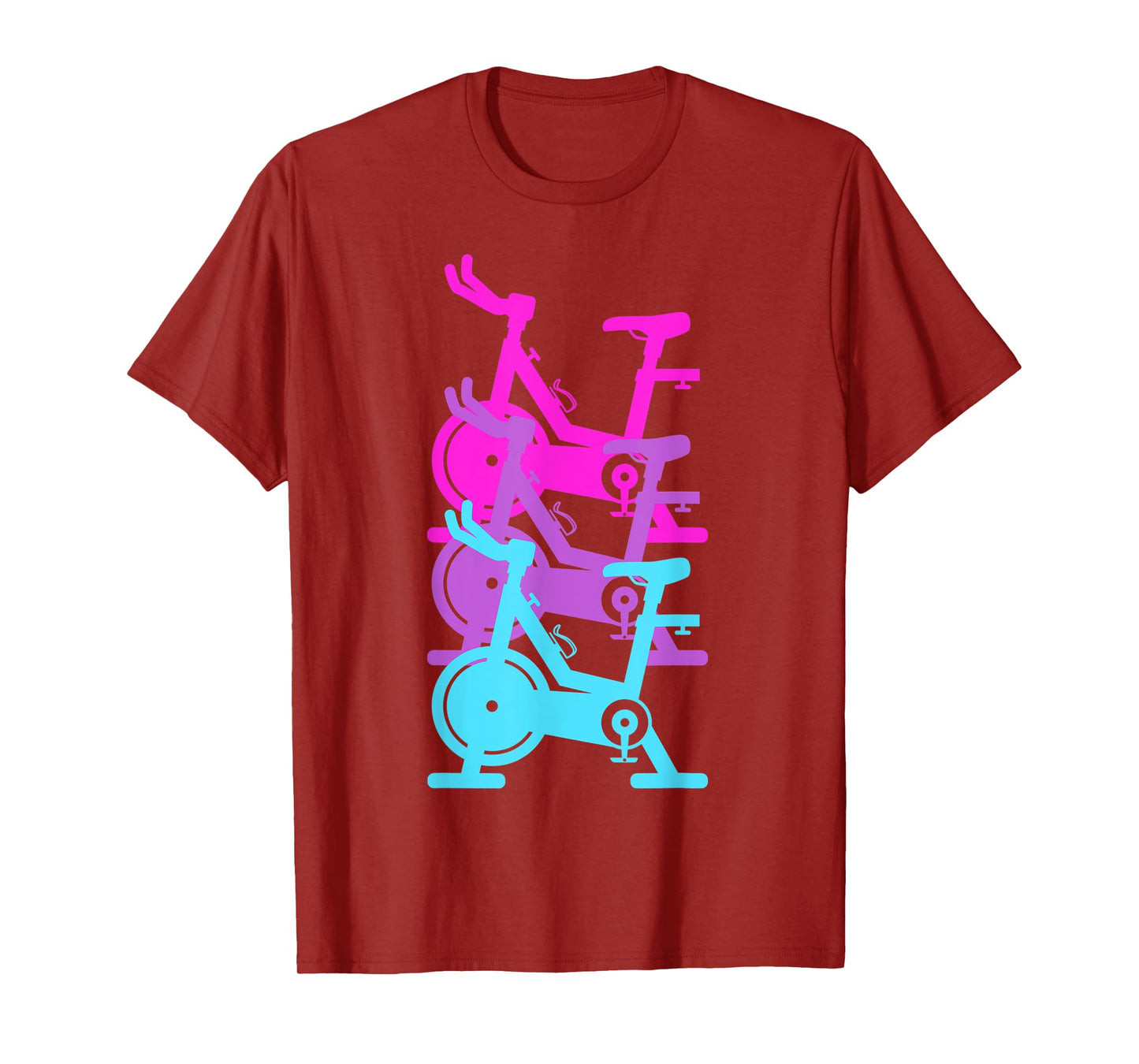 Cool Spin Class Gym Workout Spinning Exercise Bike Cycling T-Shirt