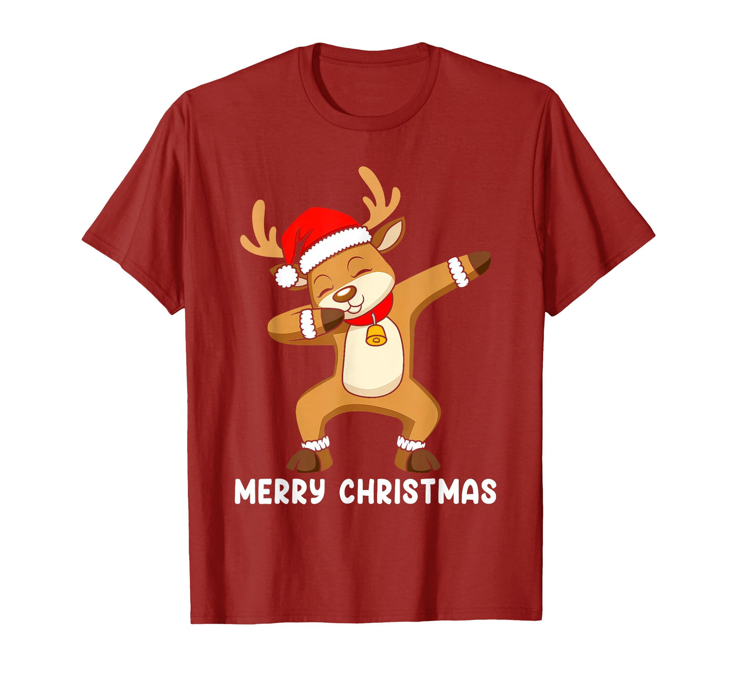 Merry Christmas Reindeer Funny Xmas Family Men Women Kids T-Shirt
