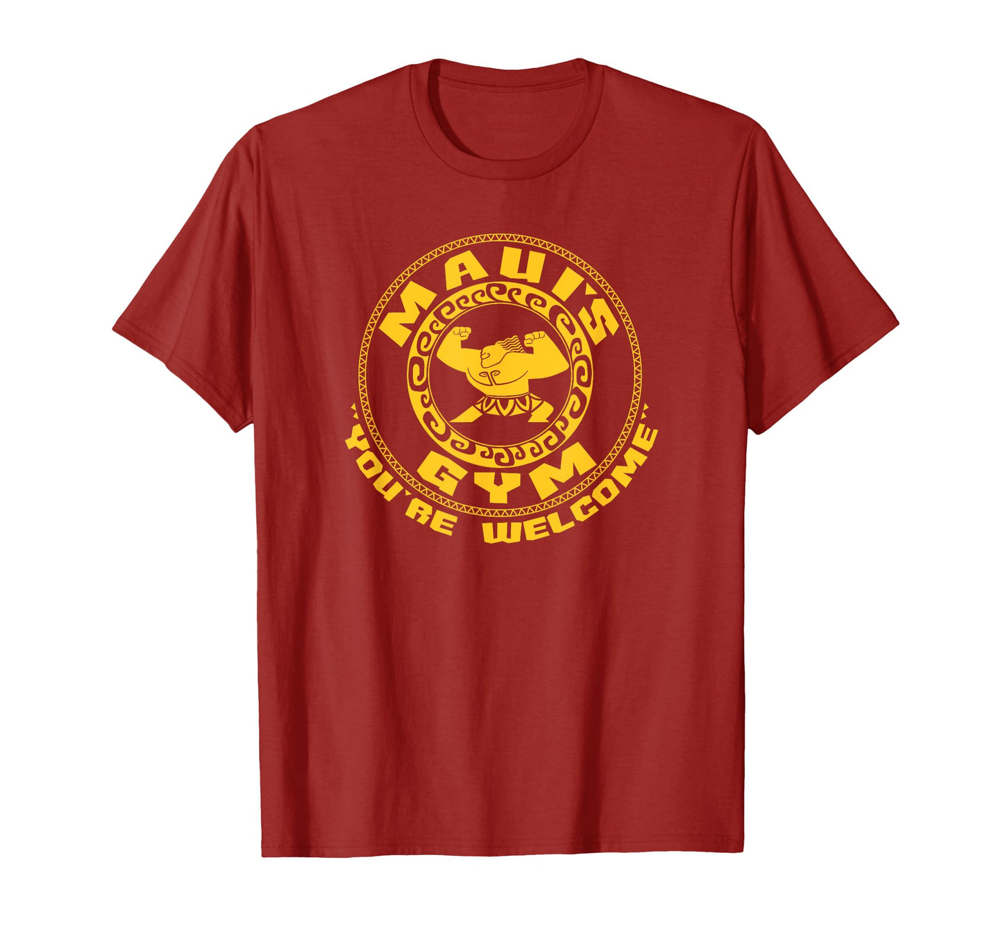 Disney Moana Maui's Gym Circle Logo T-Shirt