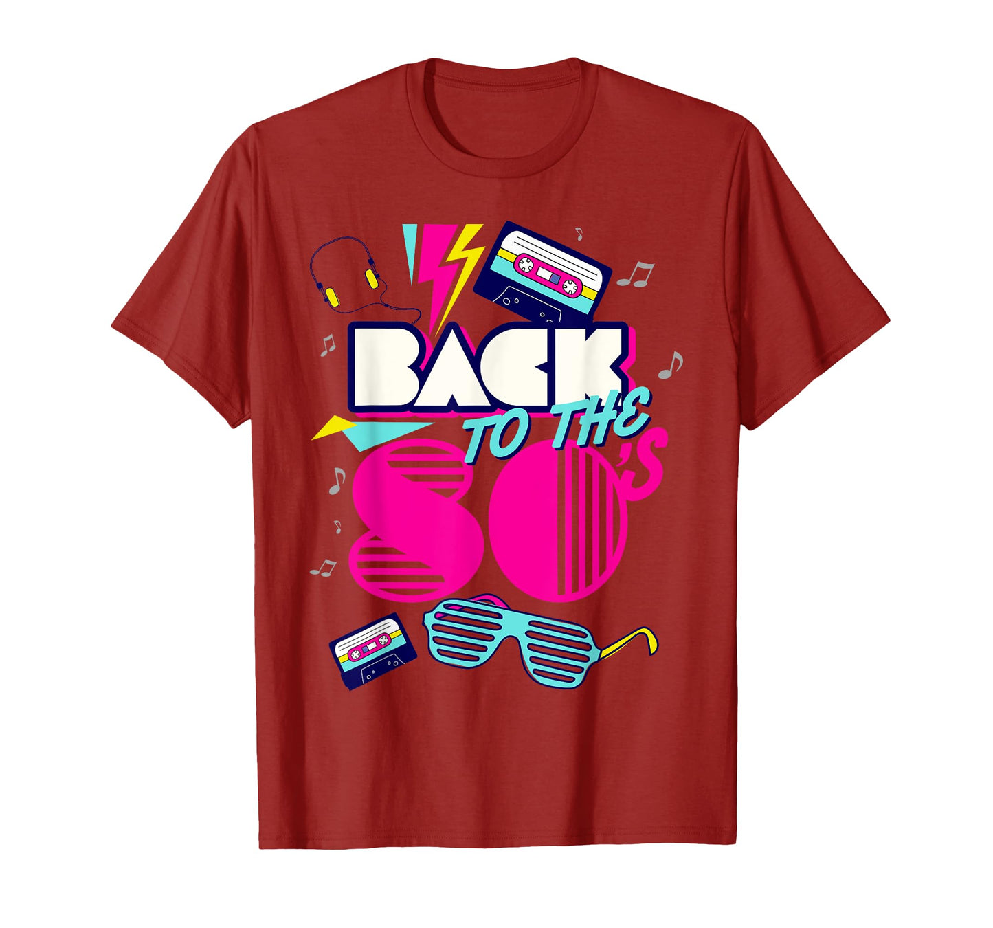 Back To 80's Tees Vintage Retro I Love 80's Graphic Design T-Shirt