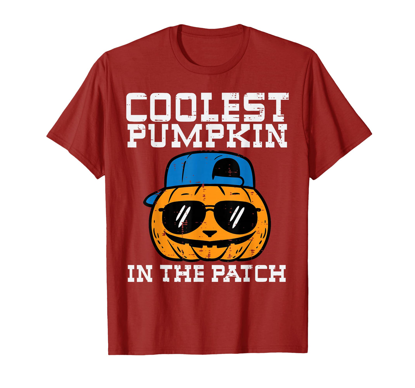 Halloween Coolest Pumpkin In Patch Costume Boys Kids Toddler T-Shirt