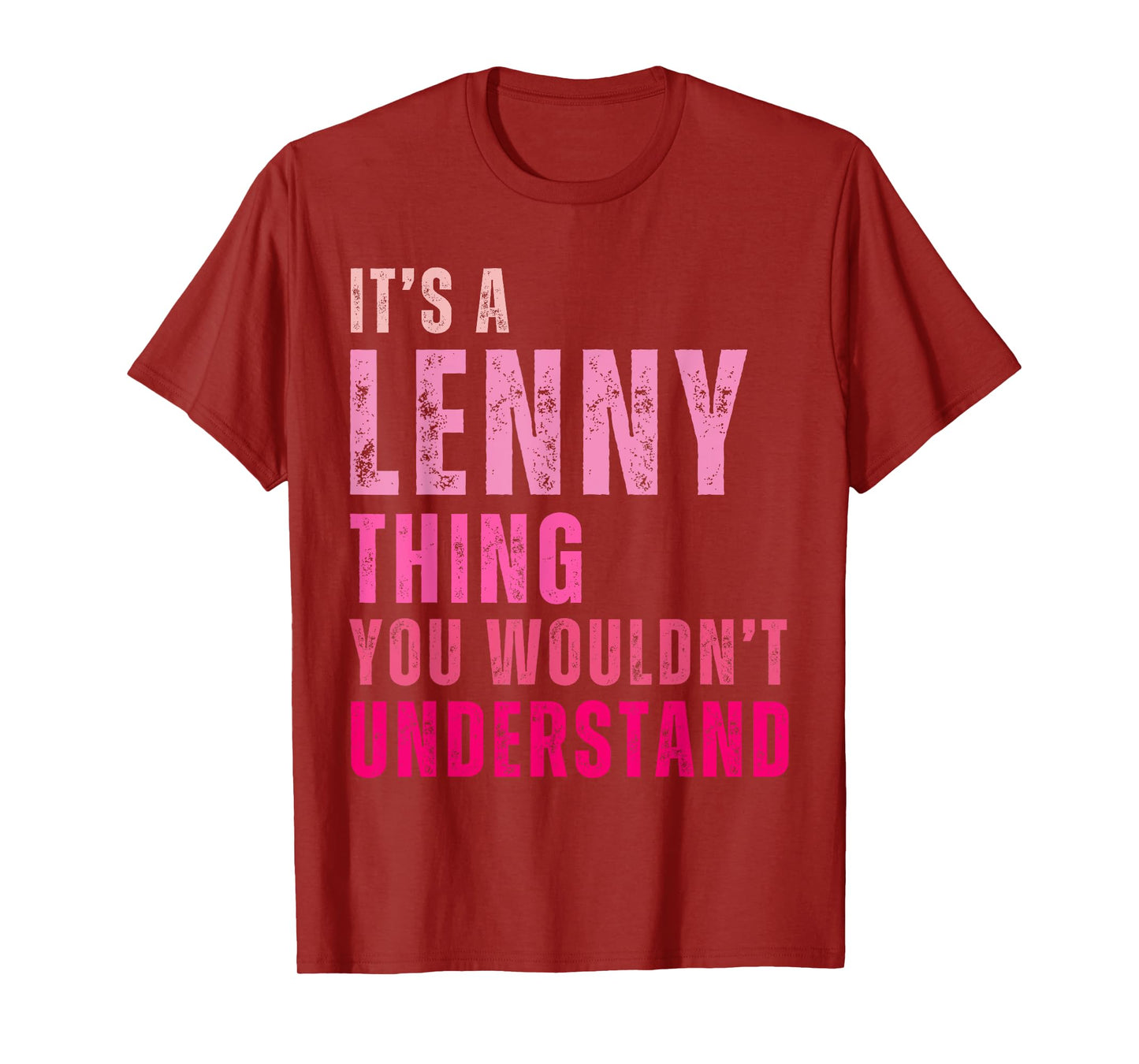 It's A Lenny Thing You Wouldn't Understand Lenny Vintage T-Shirt