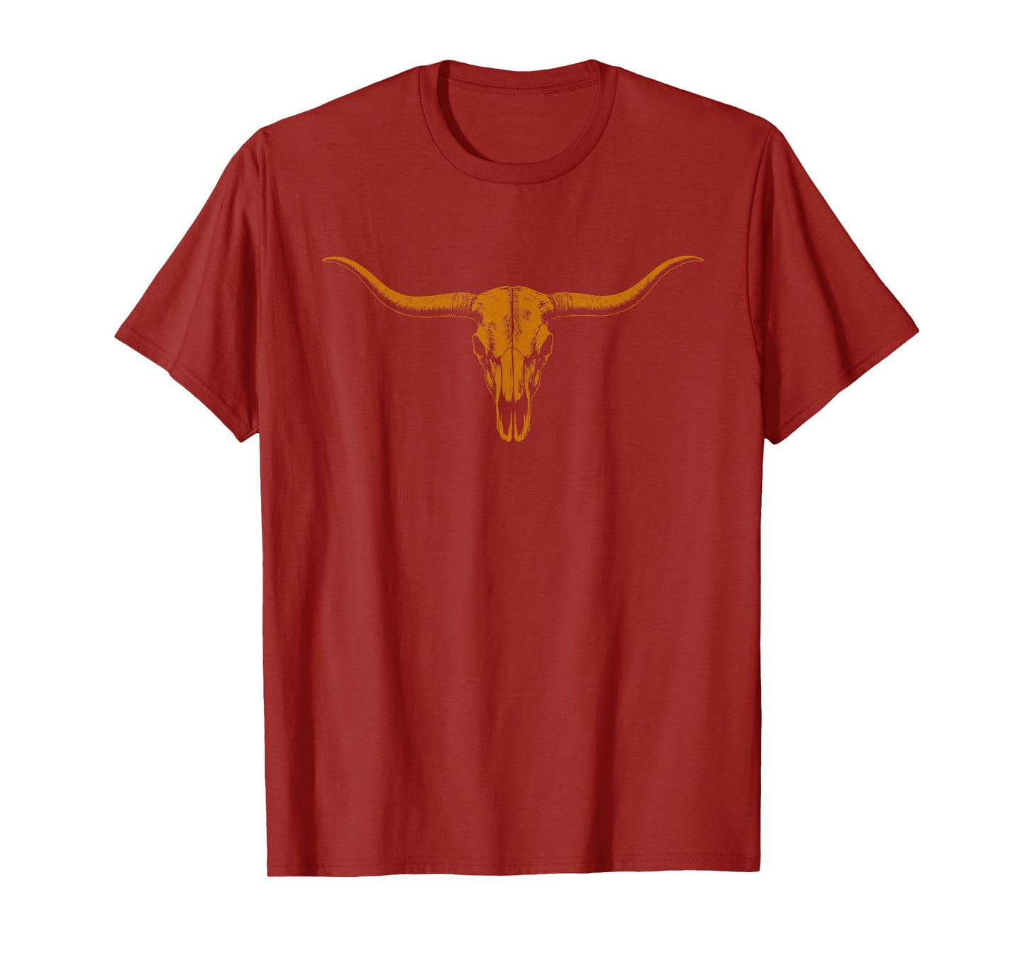 Cow Skull Cowgirl Cowboy Texas Vintage Men Woman T-Shirt