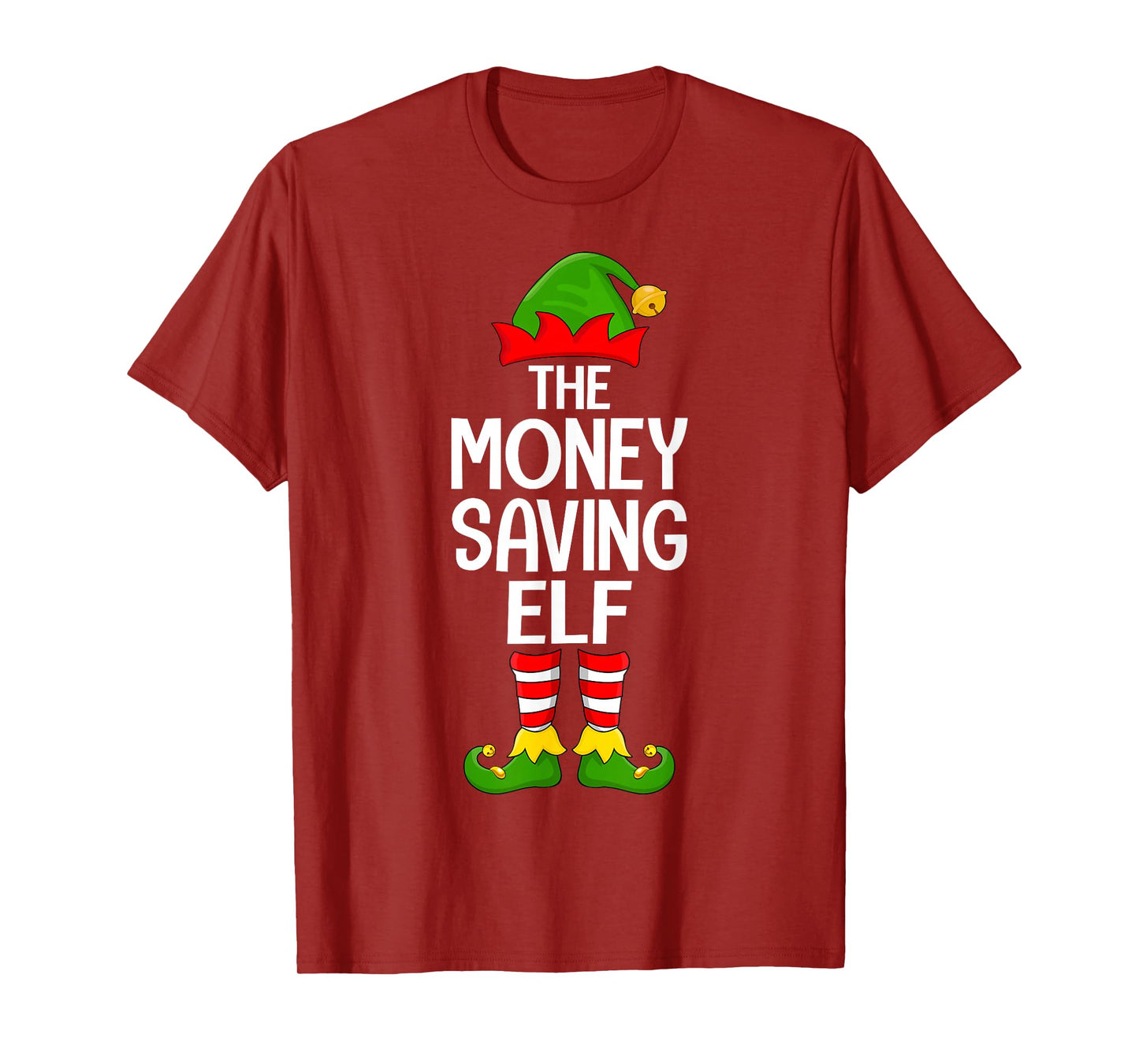 Money Saving Elf Xmas Matching Family Elf Squad Christmas T-Shirt
